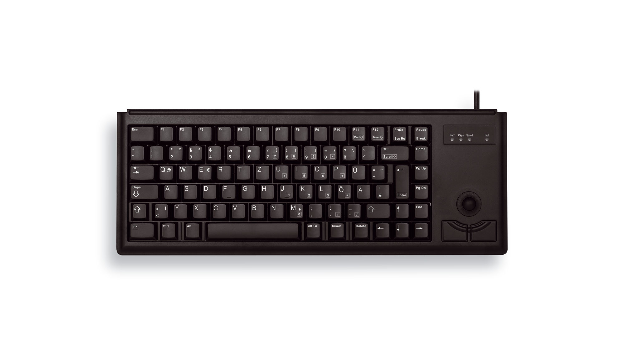 Cherry Compact-Keyboard G84-4400 | g84-4400lpbde-2 | Tastatur