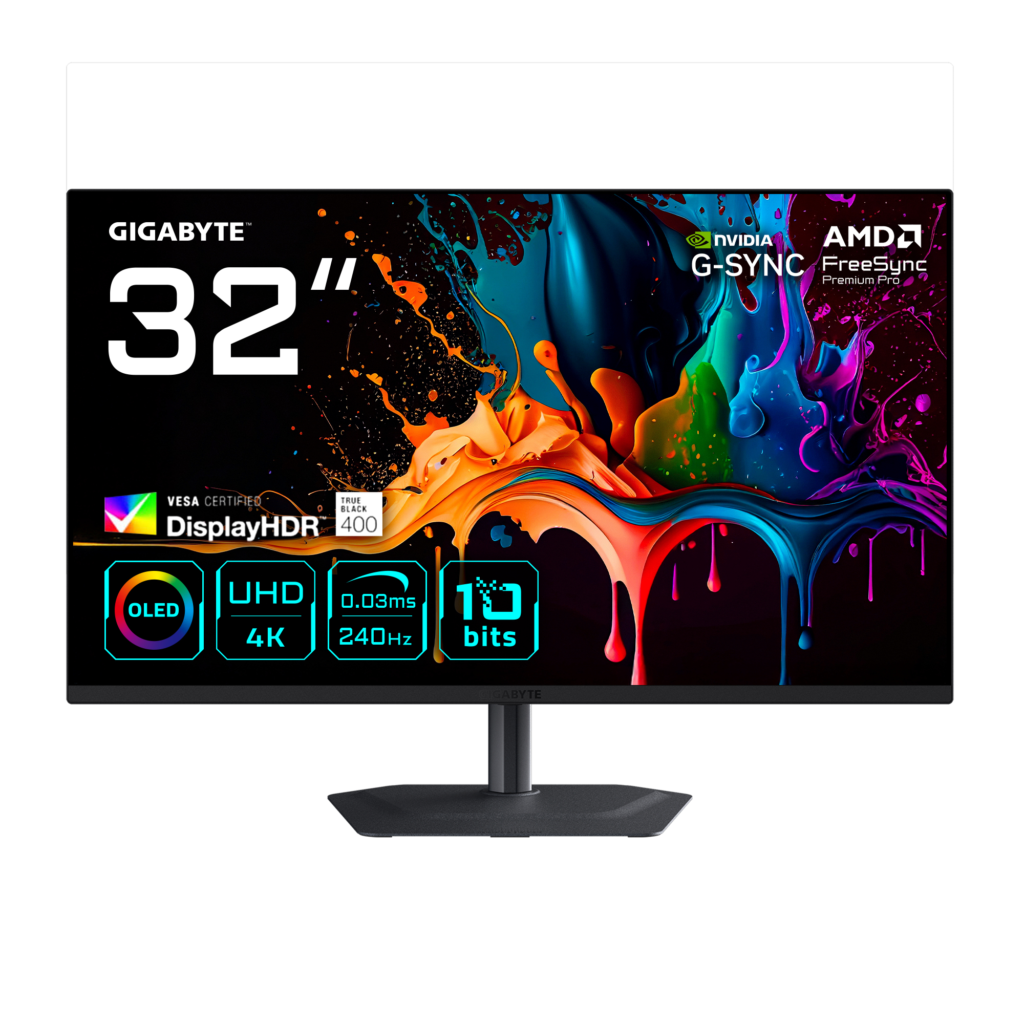 Gigabyte MO32U2 | mo32u2 | 31.5" 4K UHD - 1x DP 1.4