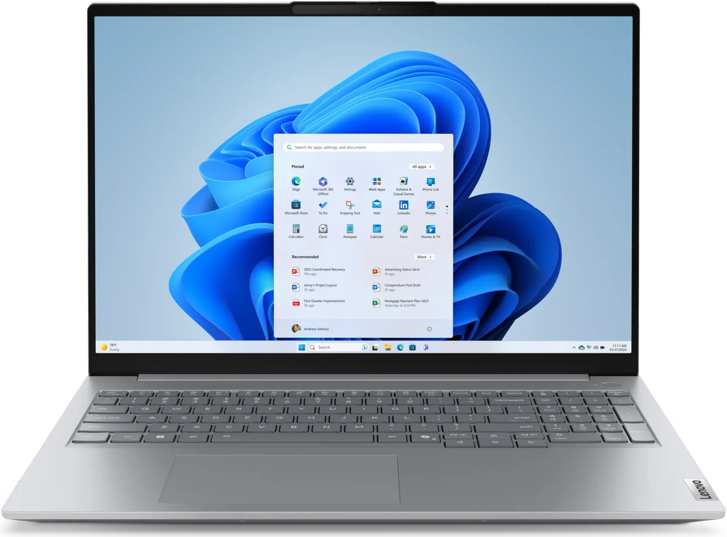 Lenovo ThinkBook 16 G8 | 21sk007kge | 16" WUXGA - Core Ultra 7 255H
