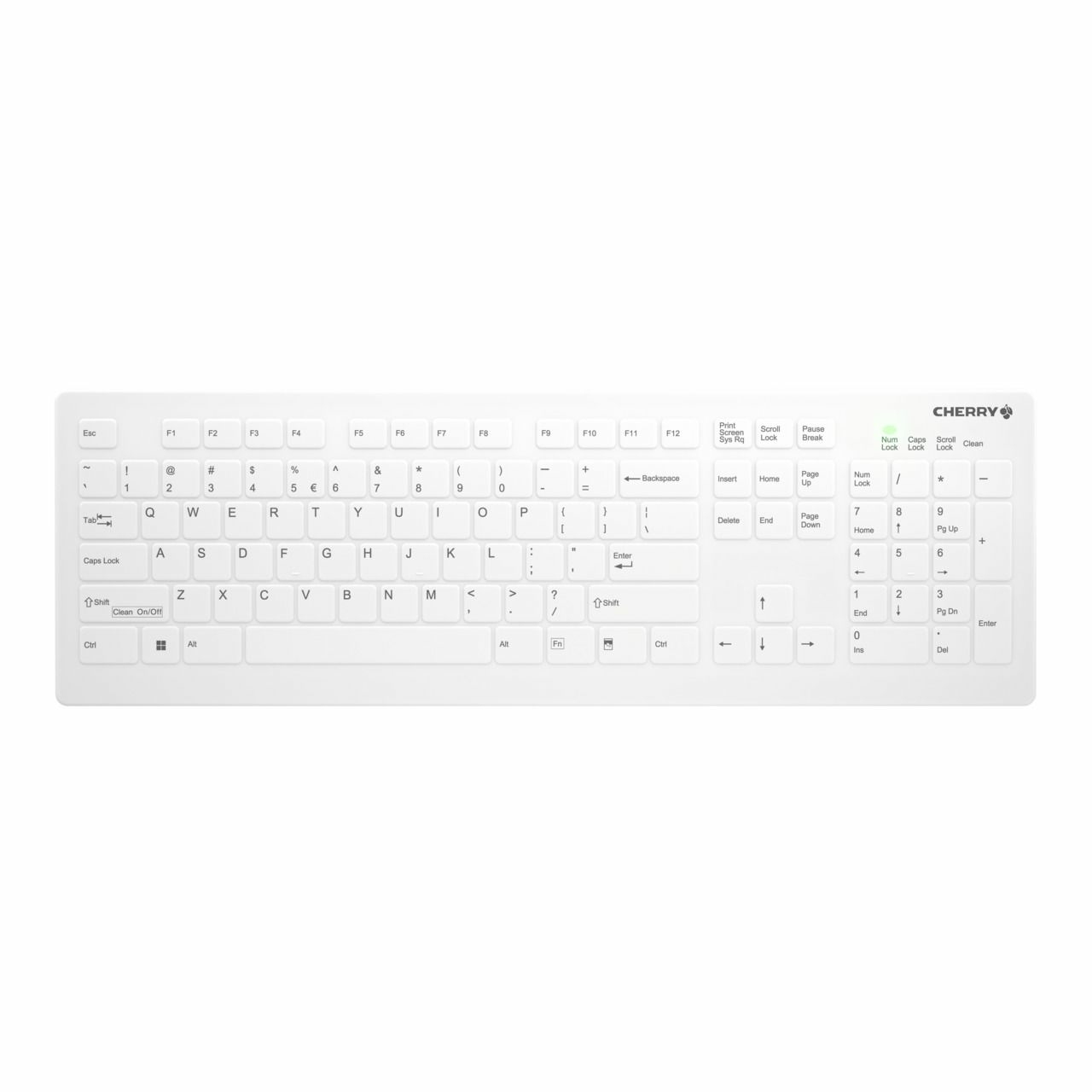 Cherry Active Key AK-C8112 | ak-c8112-fus-w/eu | Tastatur - medizinisch