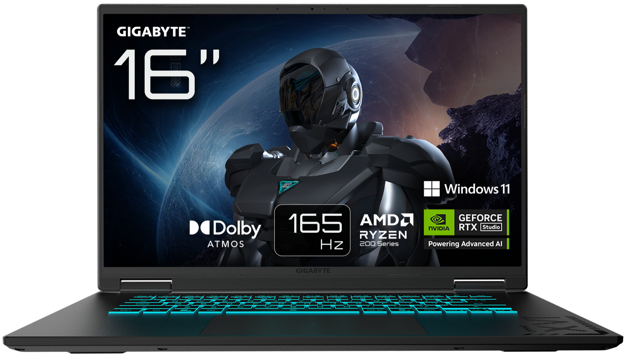 Gigabyte Gaming A16 3WHK3DE894SH | gigabyte gaming a16 3whk3de894sh | 16" WUXGA 165Hz - Ryzen 7 260