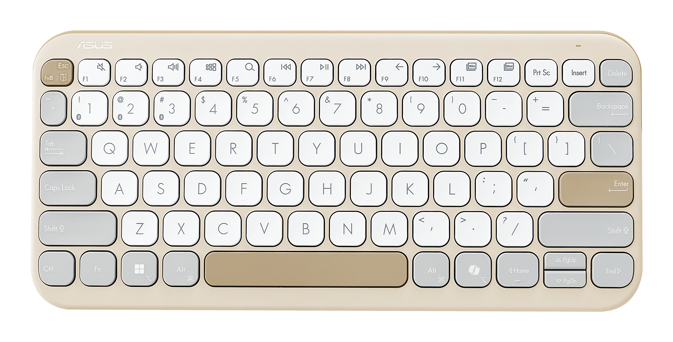 ASUS Marshmallow Keyboard KW100 | 90xb0880-bkb190 | 75% - Kabellos