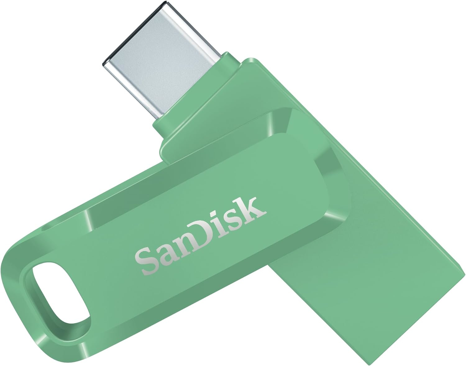 SanDisk Ultra Dual Drive Go USB Type-C Flash Drive - 256GB Absinthe, Green - SDDDC3-256G-G46AG