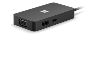 Microsoft Surface USB-C Travel Hub, Kabelgebunden, USB 3.2 Gen 2 (3.1 Gen 2) Type-C, 10,100,1000 Mbi Image