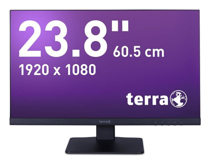 TERRA LCD/LED 2448W PV V4 schwarz HDMI/DP/USB-C/ GREENLINE PLUS | 3030261 | 60,5 cm (23.8") - 1920 x 1080 Pixel,