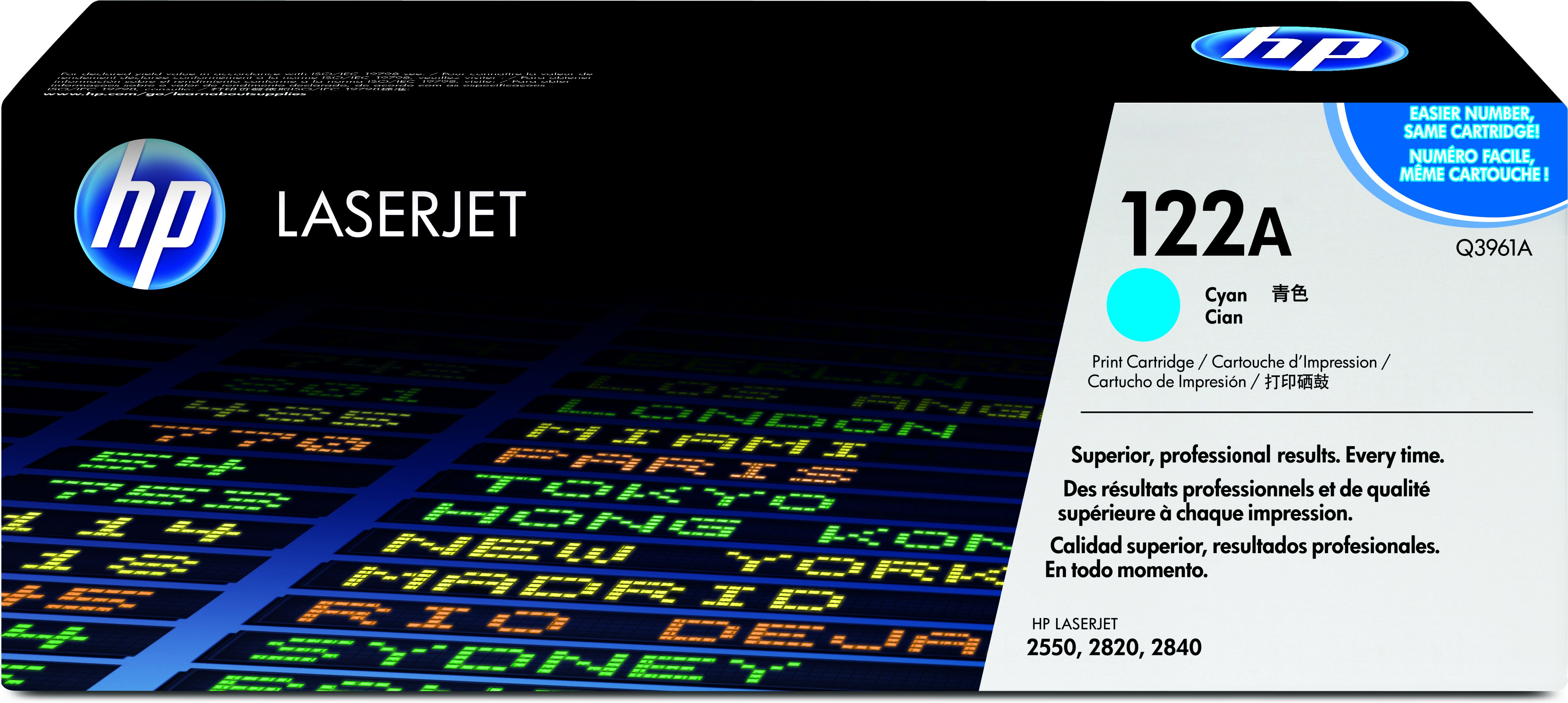 HP Toner 122A cyan | q3961a |