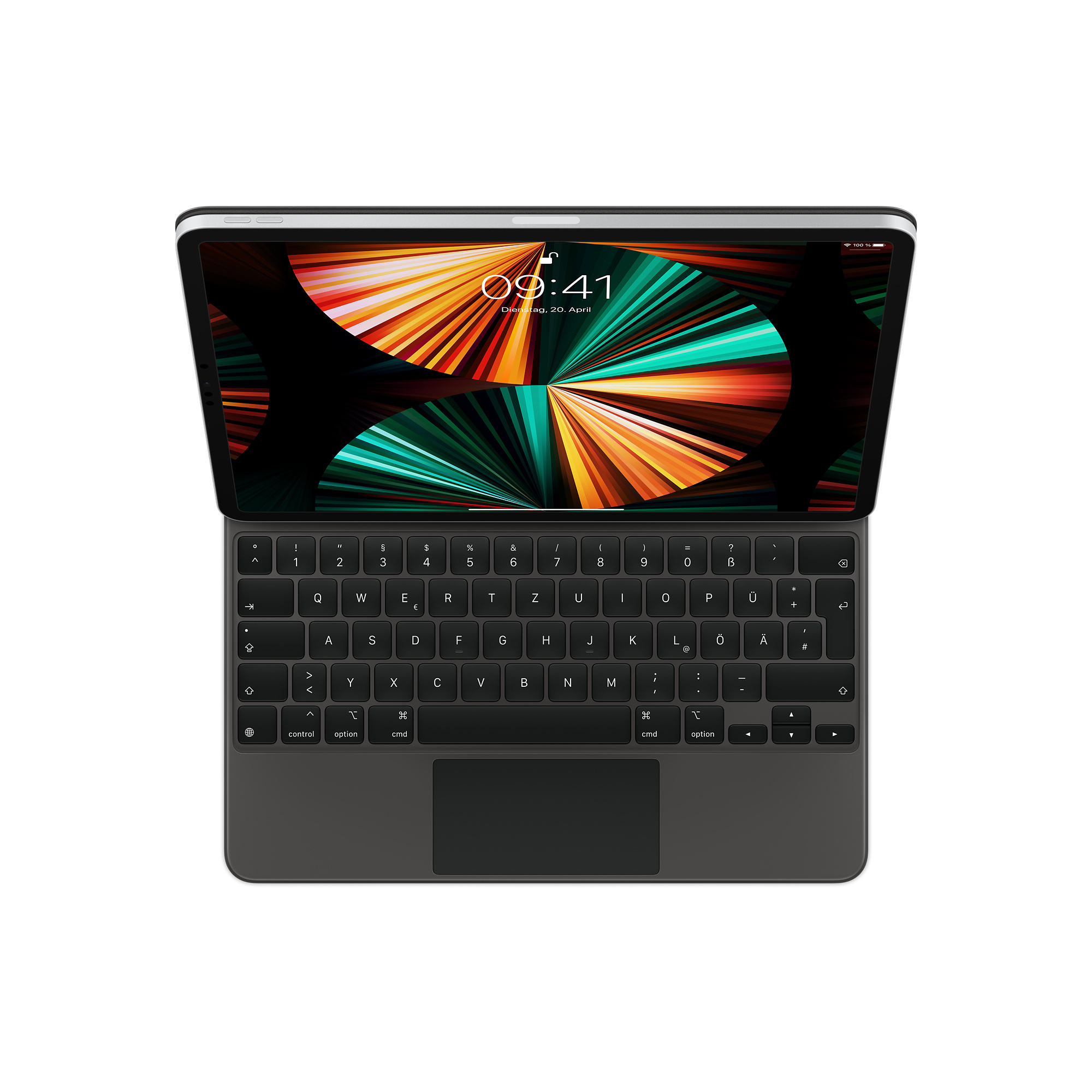 Apple Magic Keyboard | mjqk3d/a | Tastatur und Foliohülle - mit Trackpad
