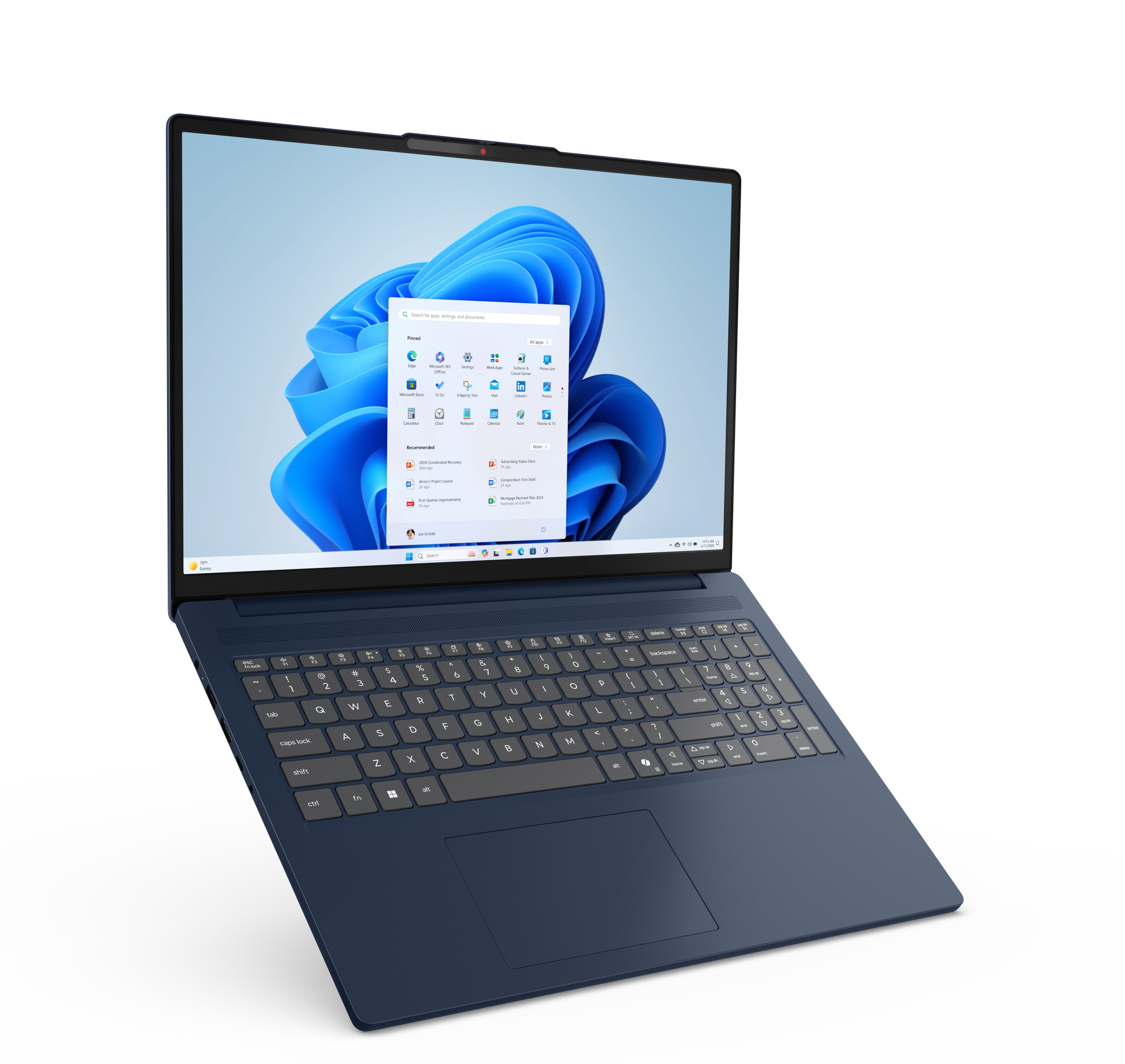Lenovo IdeaPad Slim 3 16ARP10 83K8 | 83k800epge | 180°-Scharnierdesign - AMD Ryzen 7 170 / 3.2 GHz