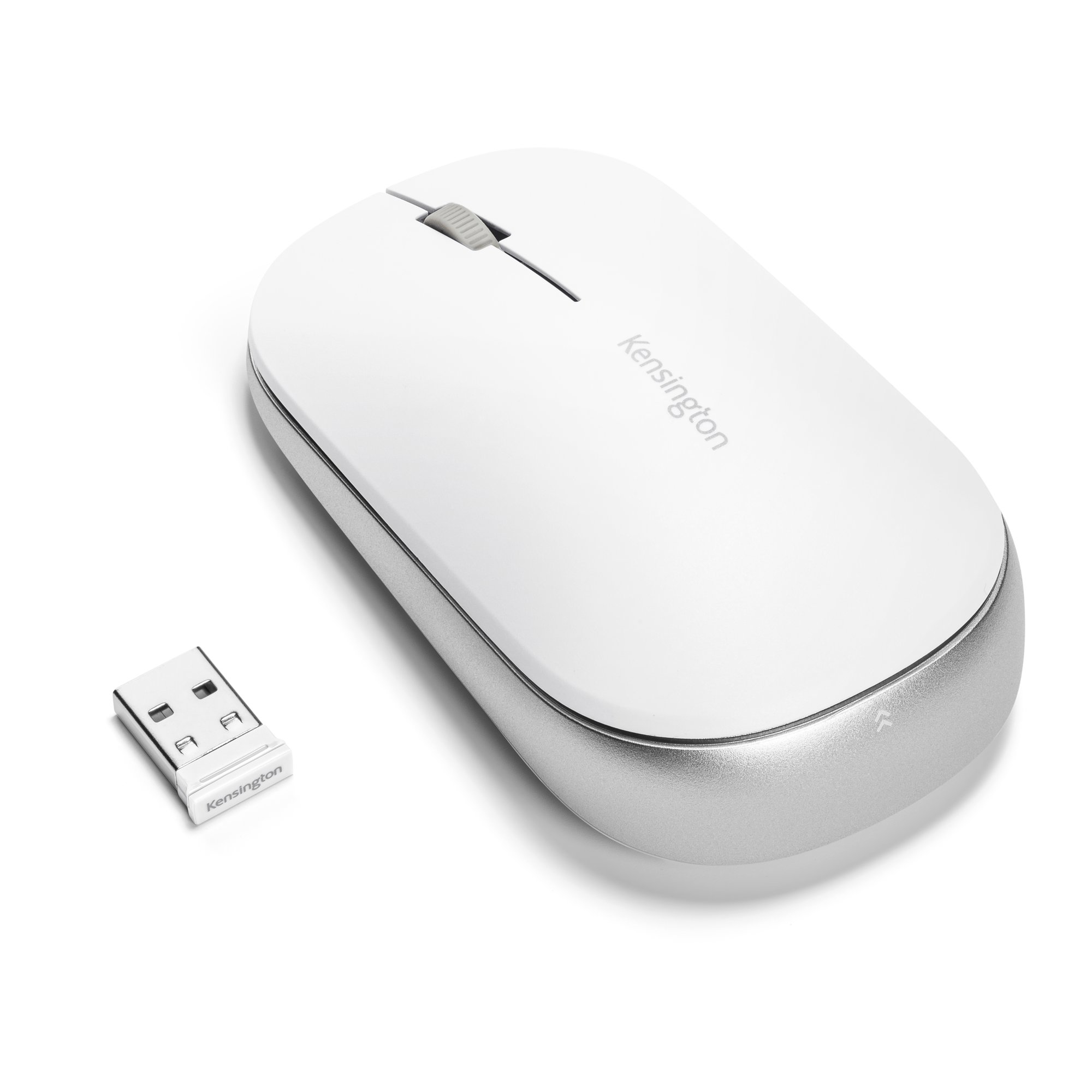 Kensington SureTrack? Kabellose Maus mit Bluetooth & Nano-USB-Empfänger | k75353ww | Weiß - Beidhändig