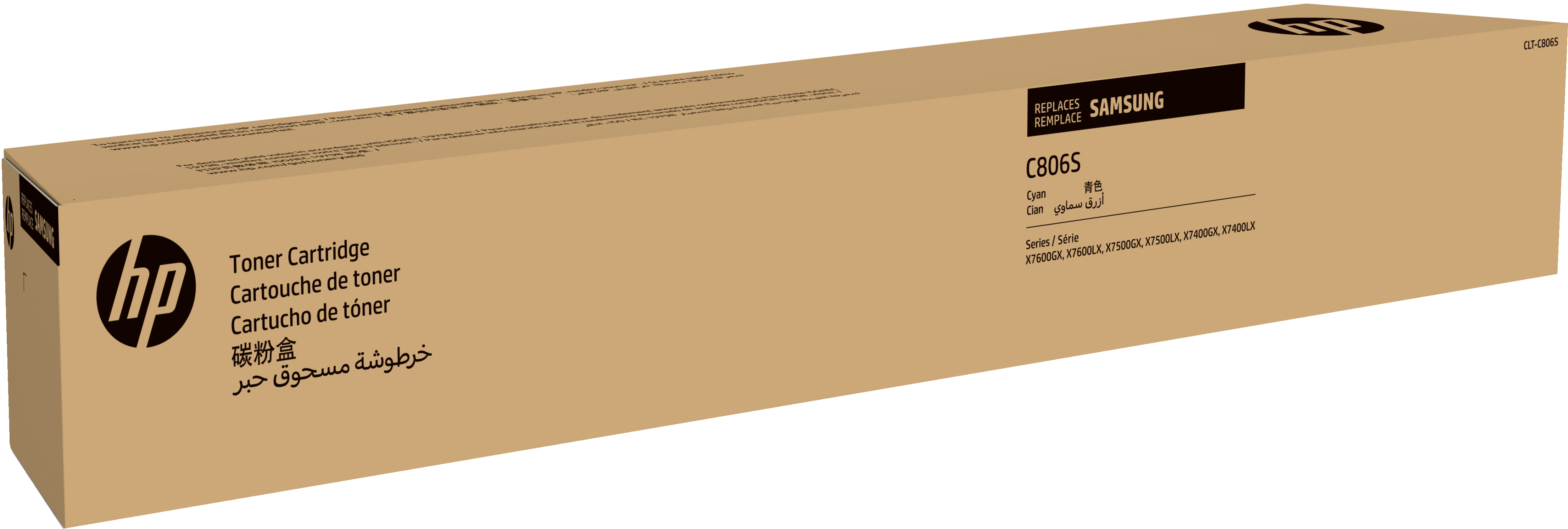 HP Samsung CLT-C806S Cyan Original Tonerkartusche | ss553a | 30000 Seiten - Cyan