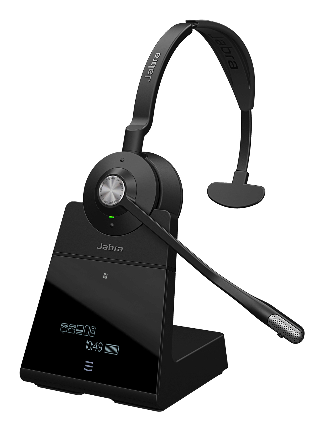 Jabra Engage 75 SE Mono (Low Power) - Headset - On-Ear - DECT / Bluetooth - kabellos - NFC - Zoom Certified, Google Meet Certified, Amazon Chime Certified, Certified for Microsoft Teams Open Office, Works With Chromebook Certified, UC-zertifiziert (9656-583-111-1)