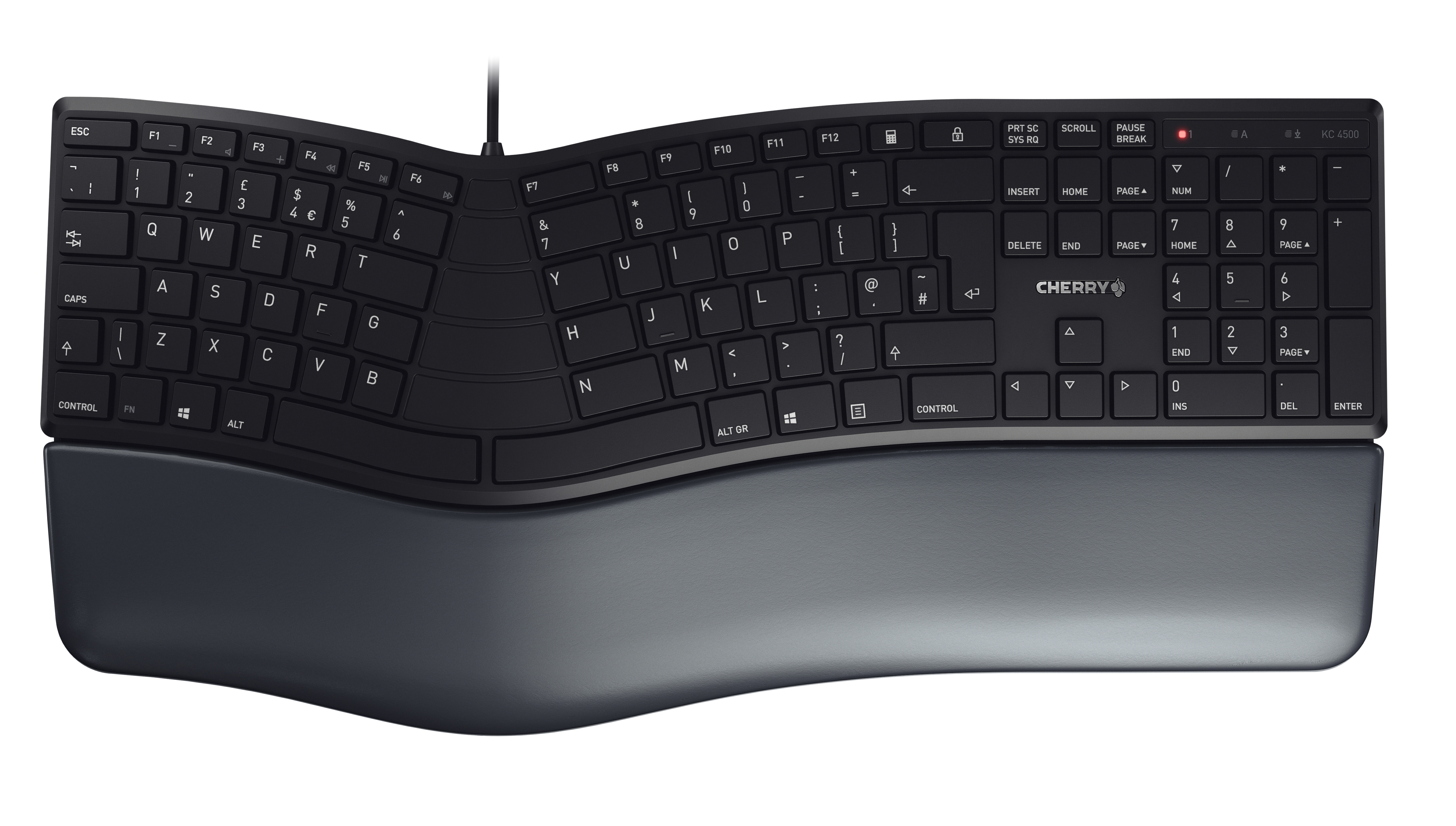 Cherry KC 4500 ERGO | jk-4500gb-2 | Tastatur - USB