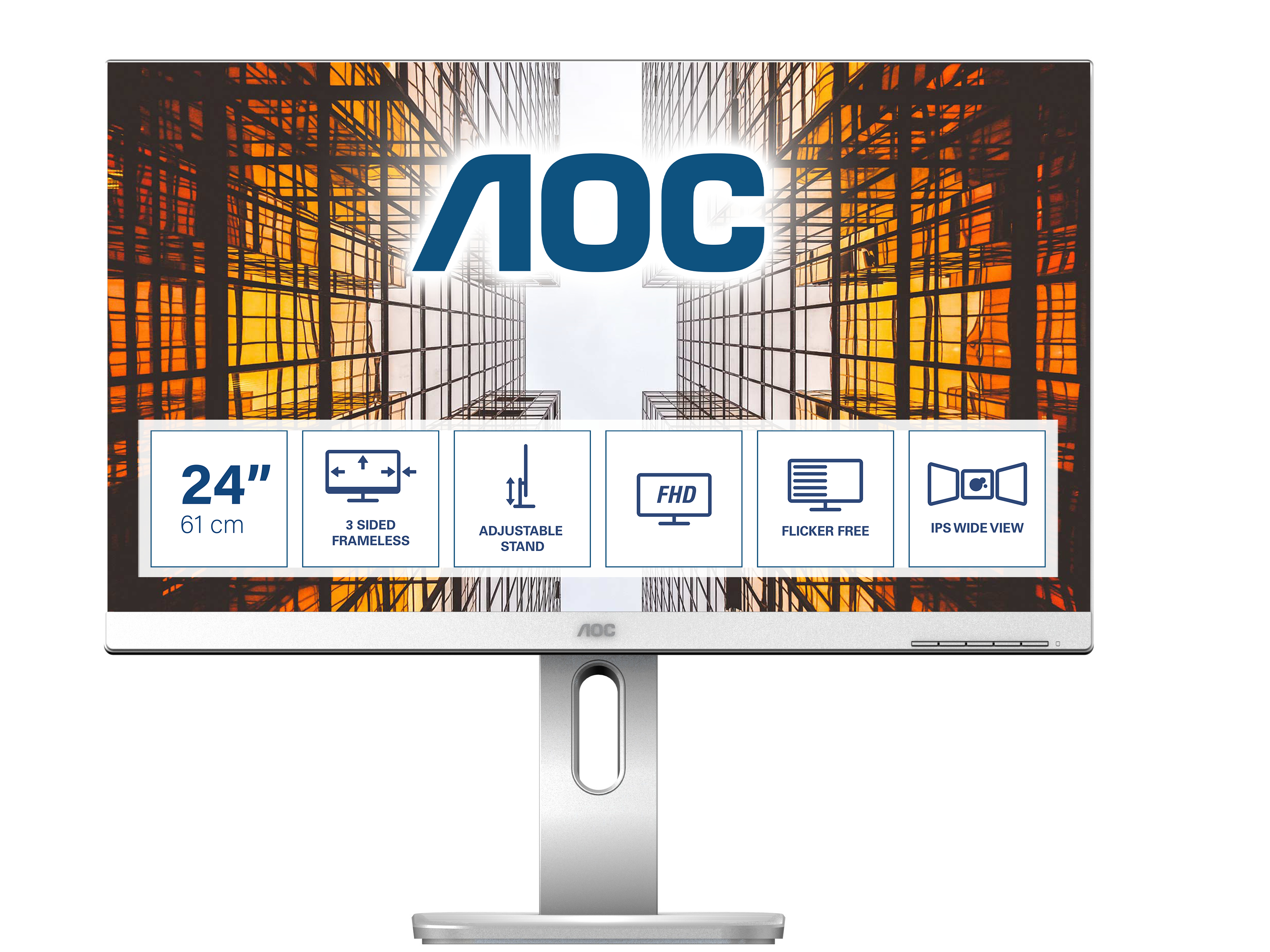 AOC X24P1/GR | x24p1/gr | LED-Monitor - 61 cm (24")
