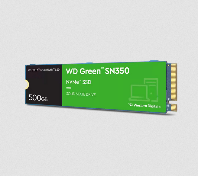 SSD WD Green M.2 2280 500GB NVMe SN350 intern
