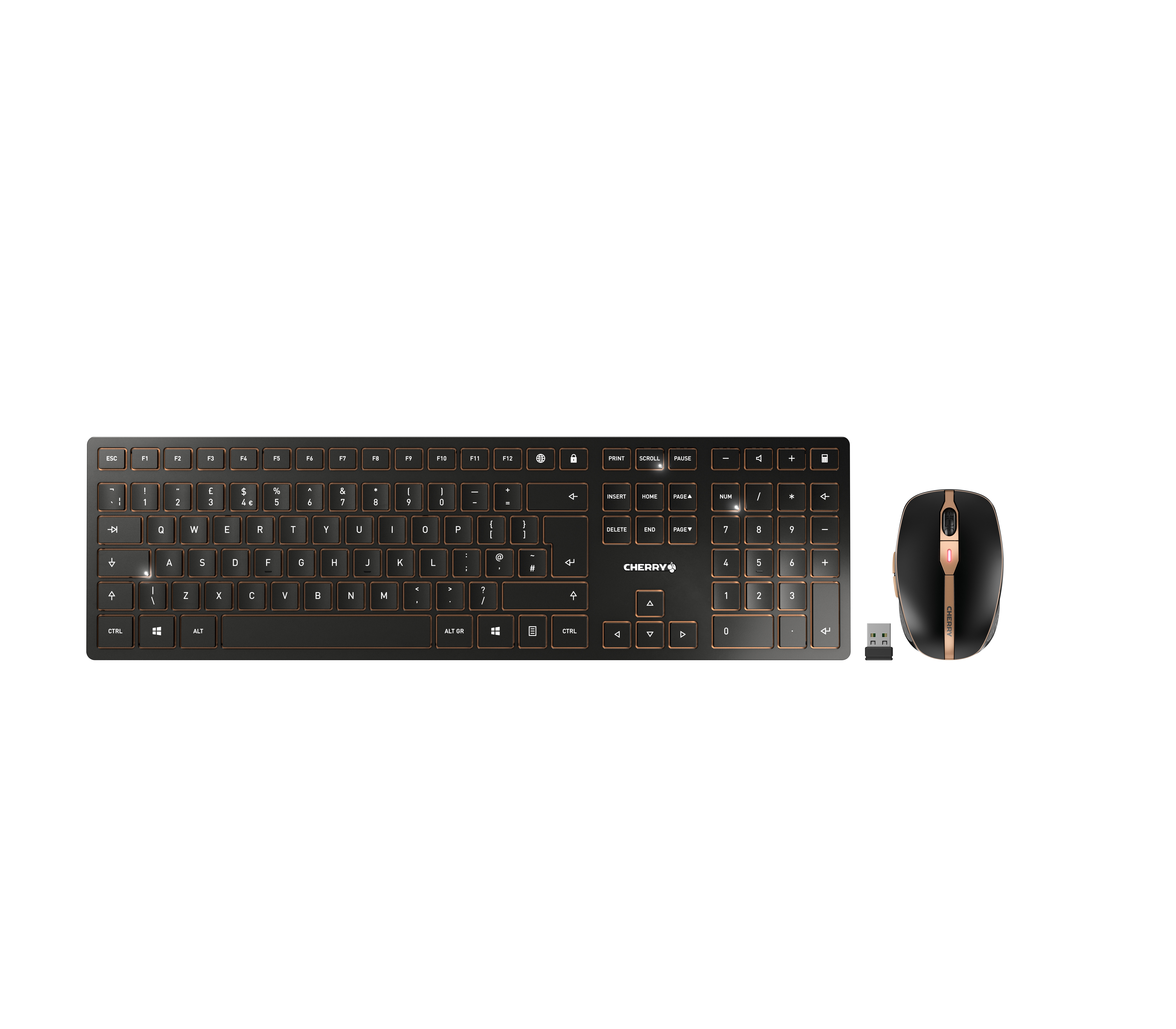 Cherry DW 9100 SLIM | jd-9100gb-2 | Tastatur-und-Maus-Set
