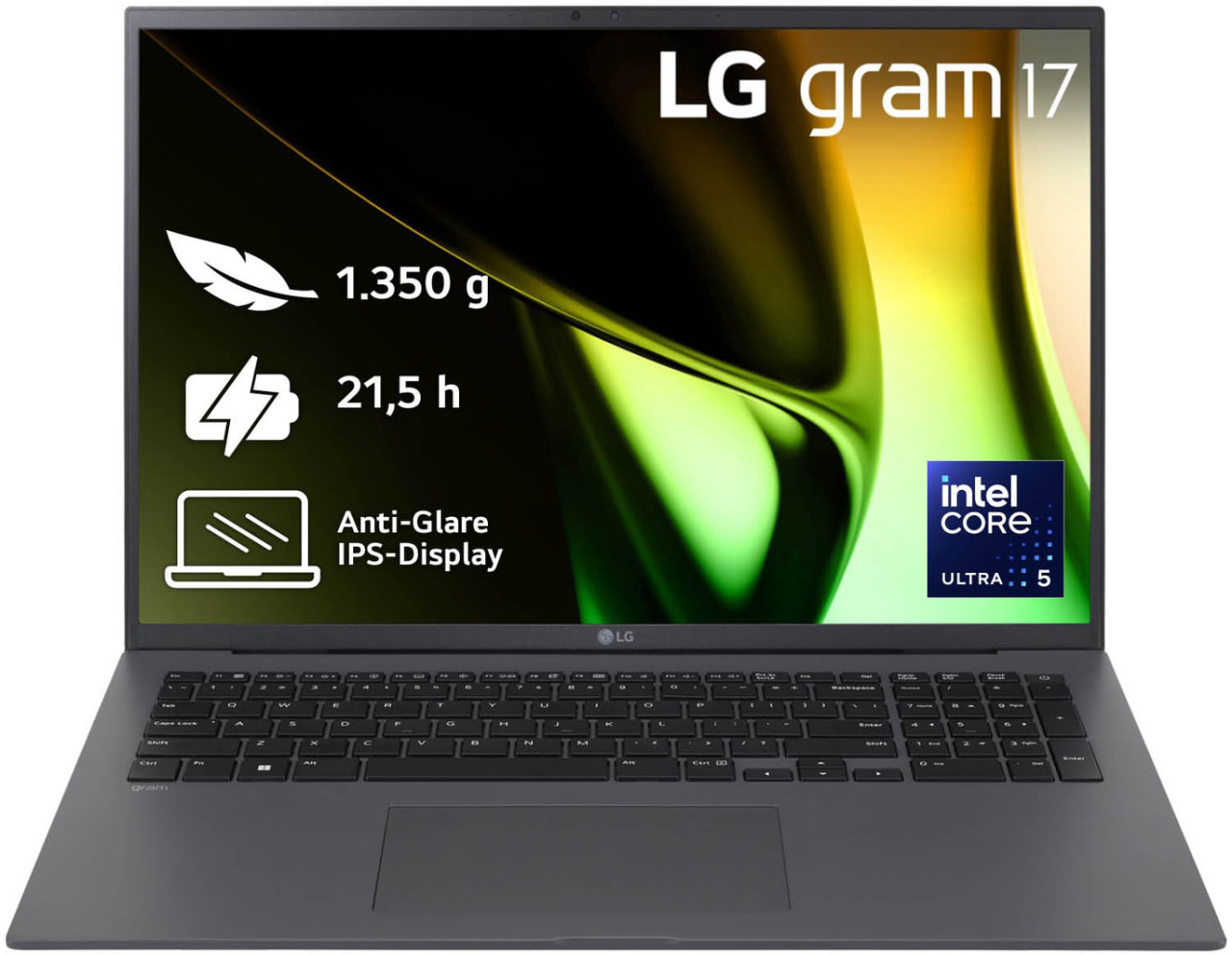LG gram 43,2cm (17\") Ultra 5 125H 8GB 512TB W11