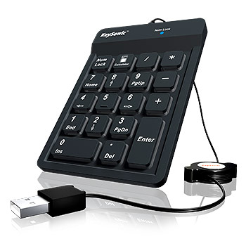 KeySonic ACK-118BK Nummernblock | 22084 | Silikon - USB