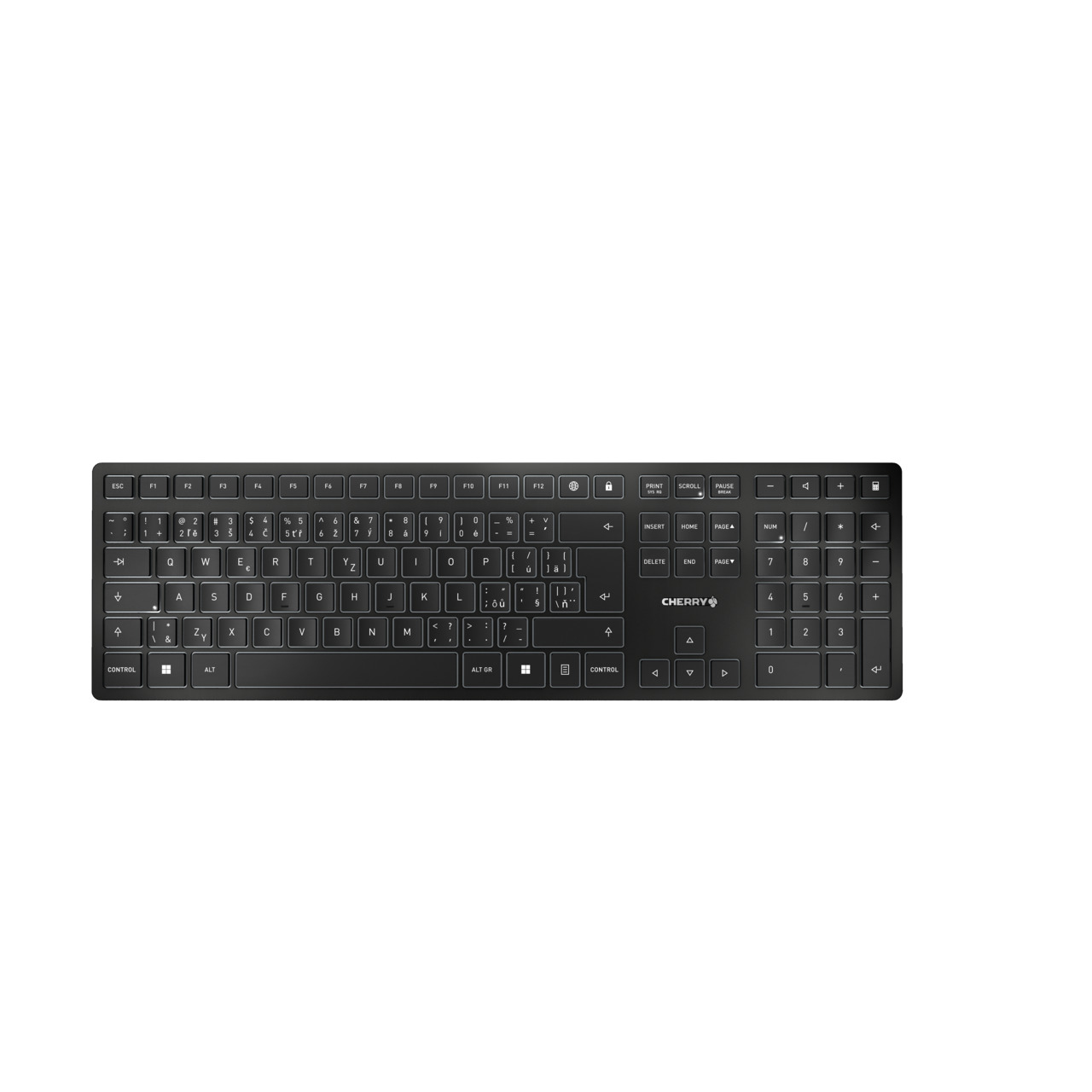 Cherry KW 9100 SLIM | jk-9100cs-2 | Tastatur - kabellos