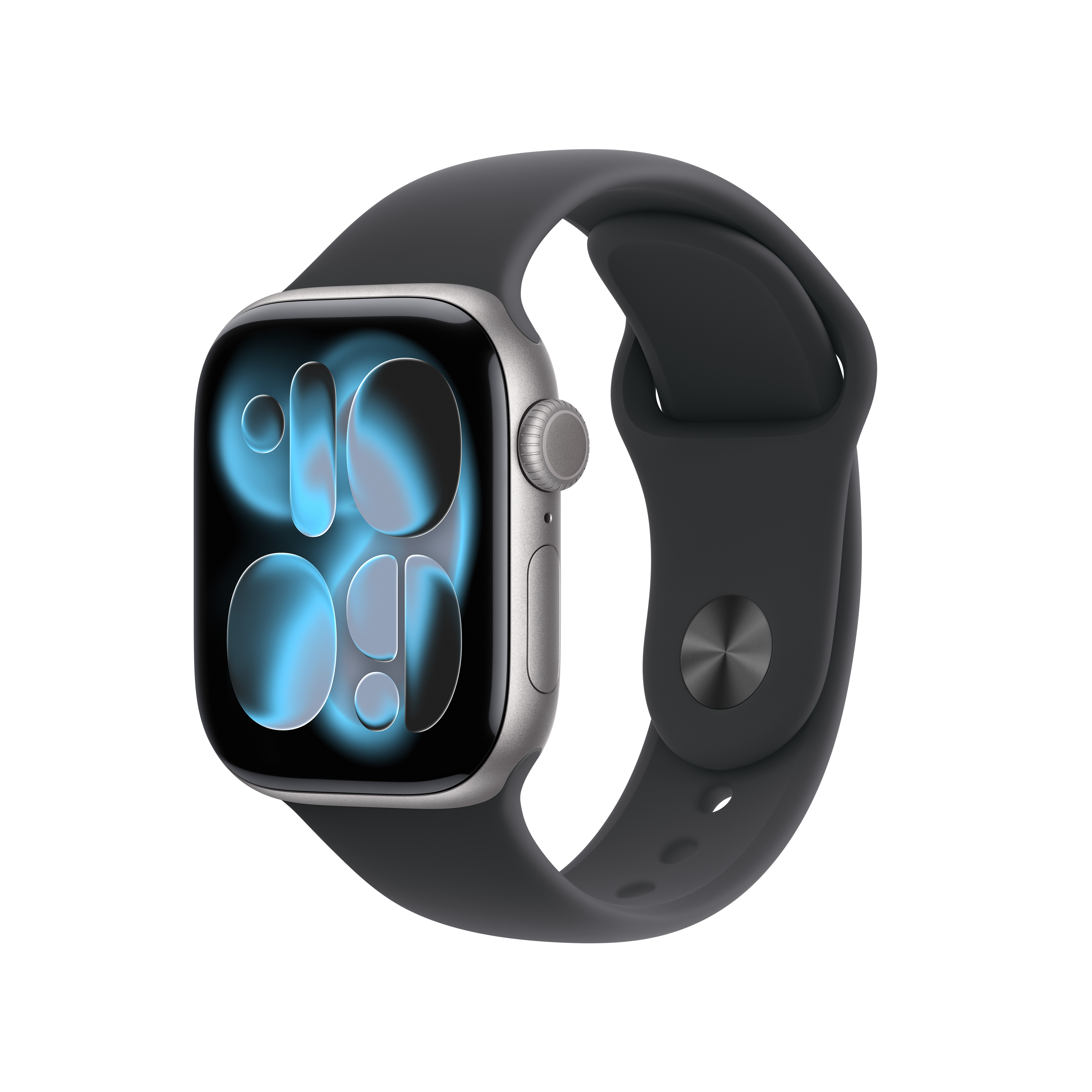 Apple Watch Series 11 (GPS) 42mm Aluminium space grau mit Sportarmband S/M schwarz | meqw4zr/a |