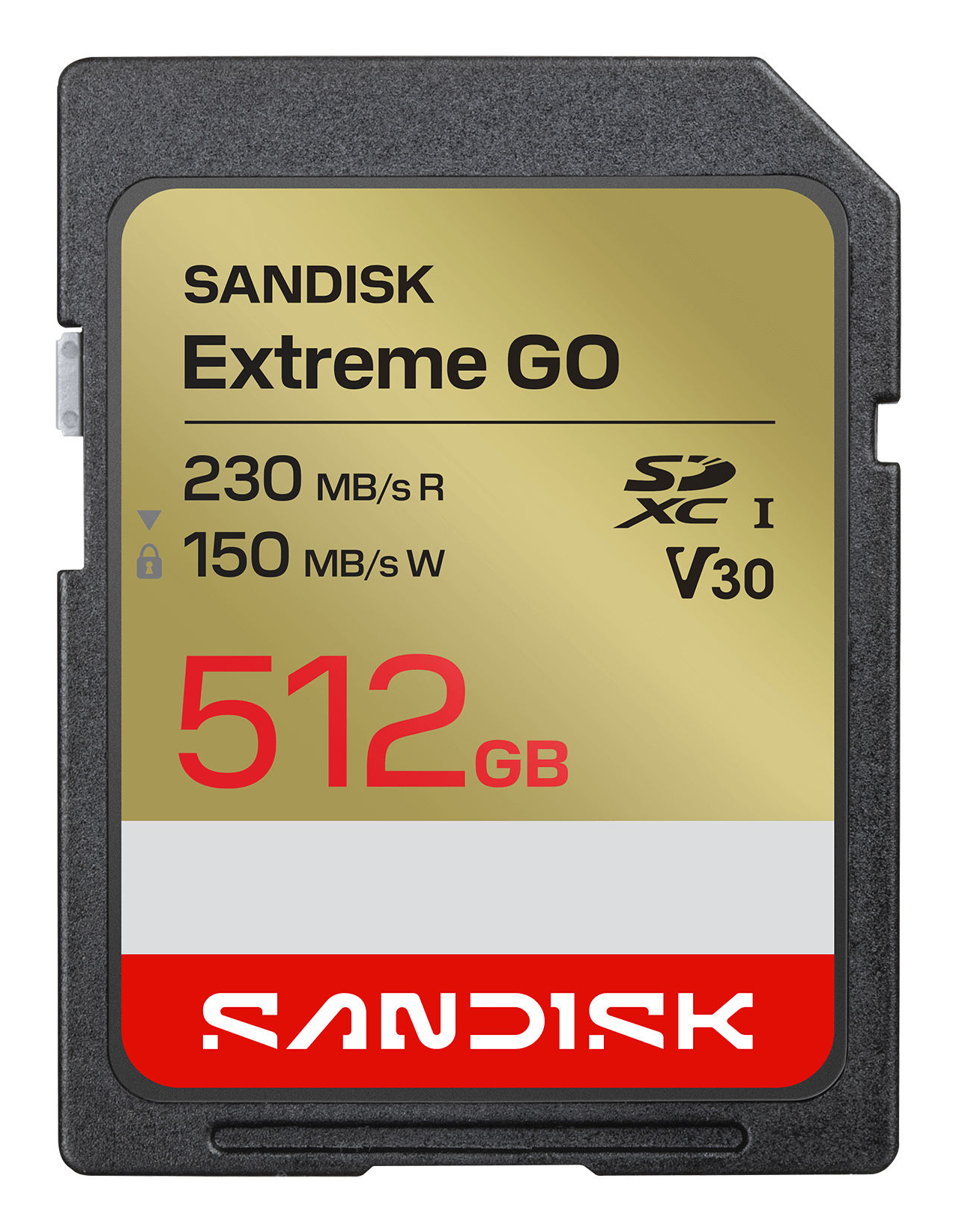 SanDisk Extreme GO SD UHS-I Memory Card - 512GB - SDSDXGN-512G-GNCIN