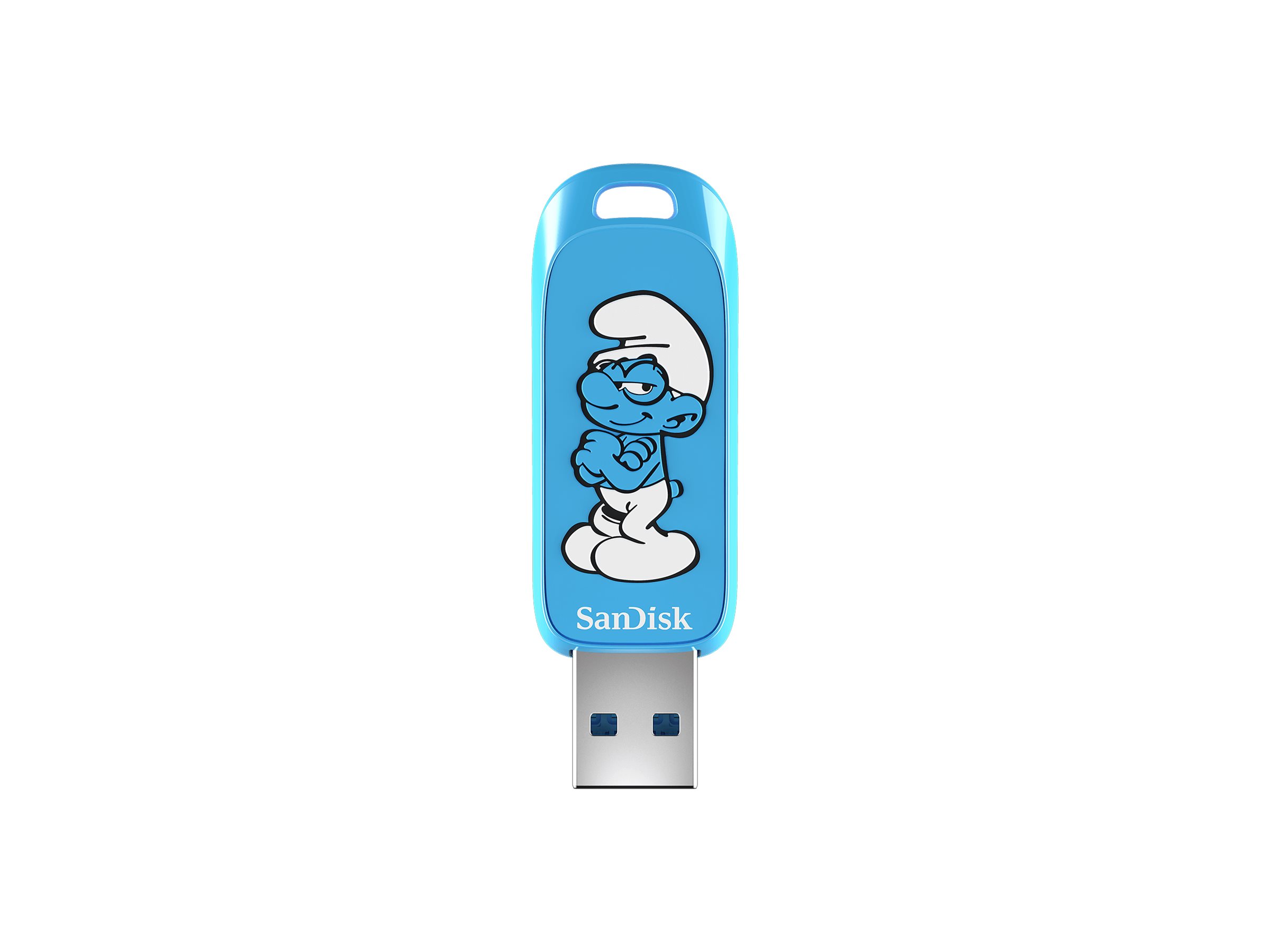 SanDisk Smurfs | sdczis-064g-g46 | Brainy Smurf Edition USB-Flash-Laufwerk
