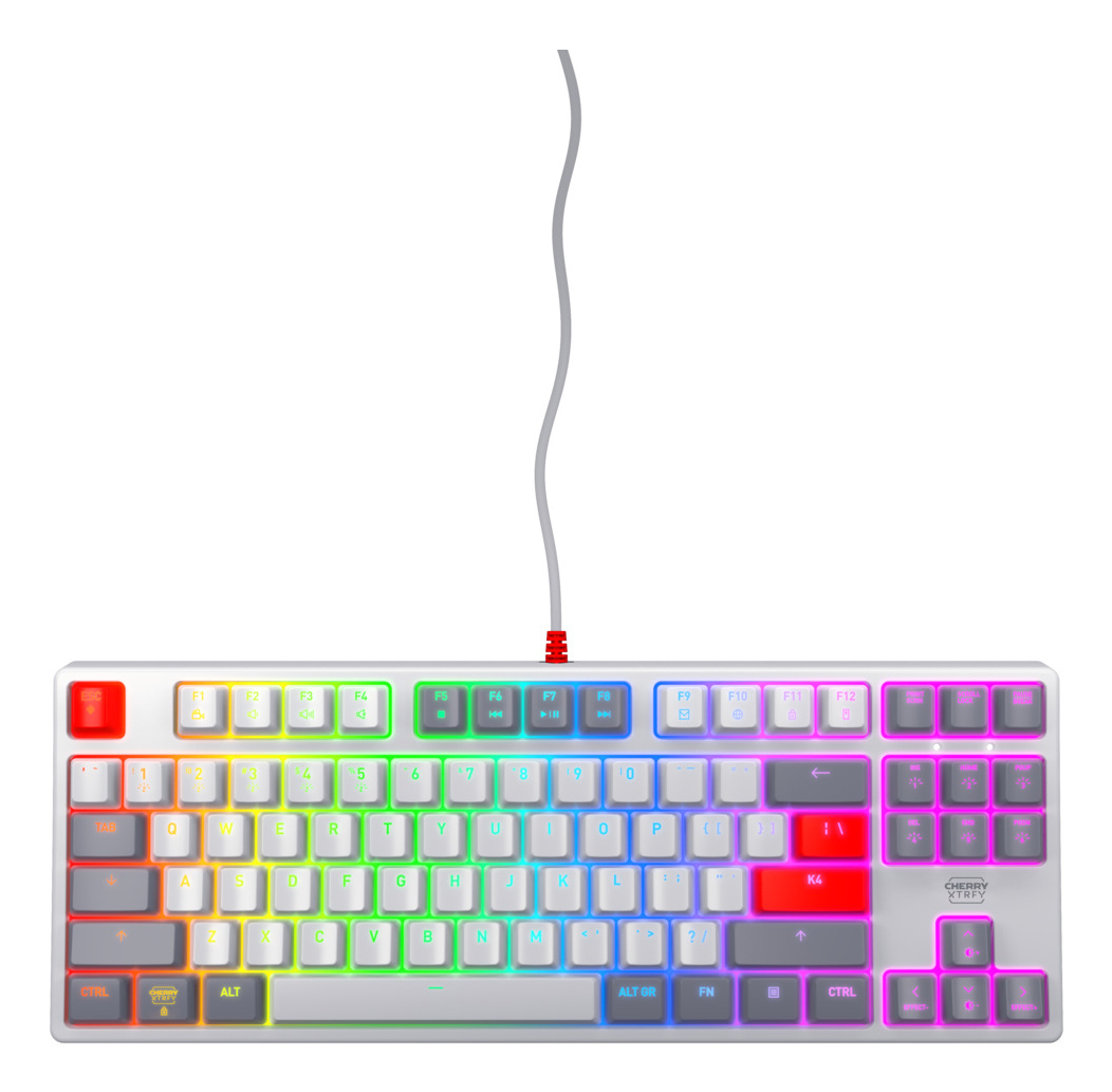 Cherry XTRFY K4V2 | cx-k4v2-rgb-tkl-retro-r-us | Retro Edition - Tastatur