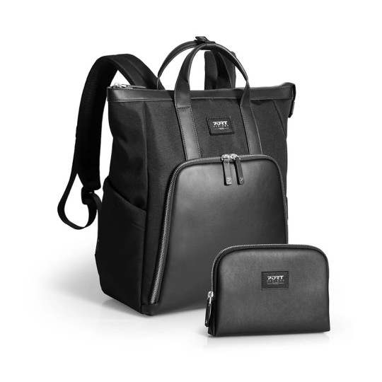 Port Laptop Rucksack Muse 16" Zoll ECO mit Fächern schwarz