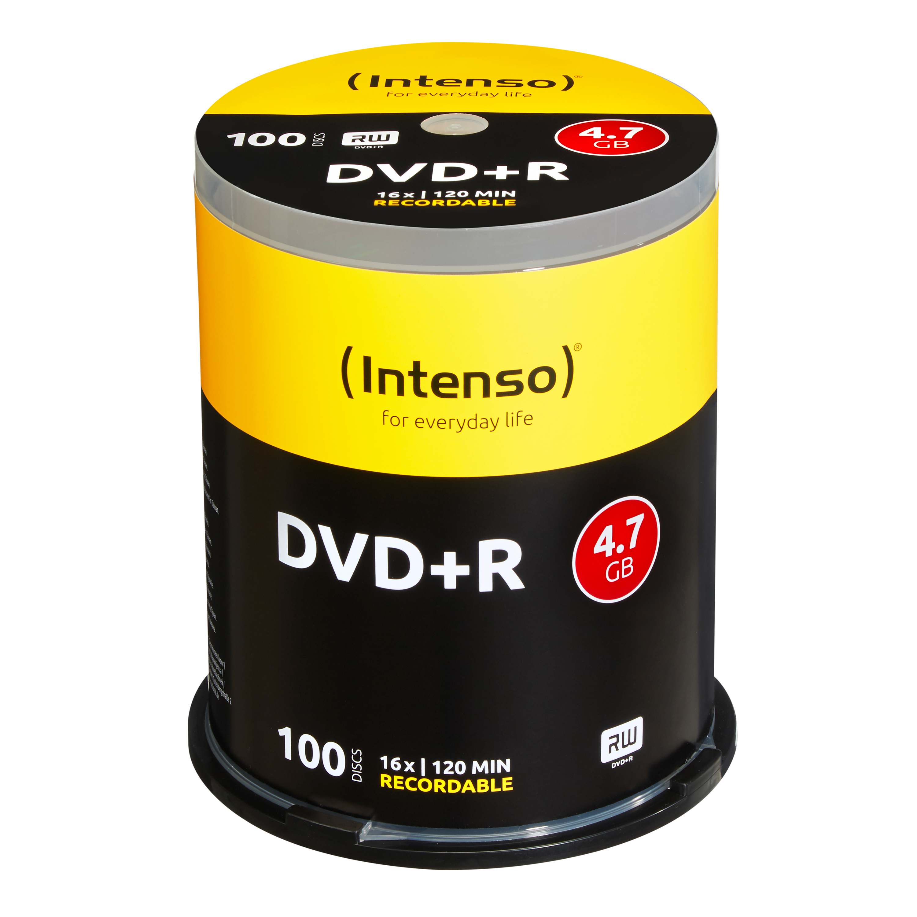 Intenso 100 x DVD+R | 4111156 | 4.7 GB 16x - Spindel