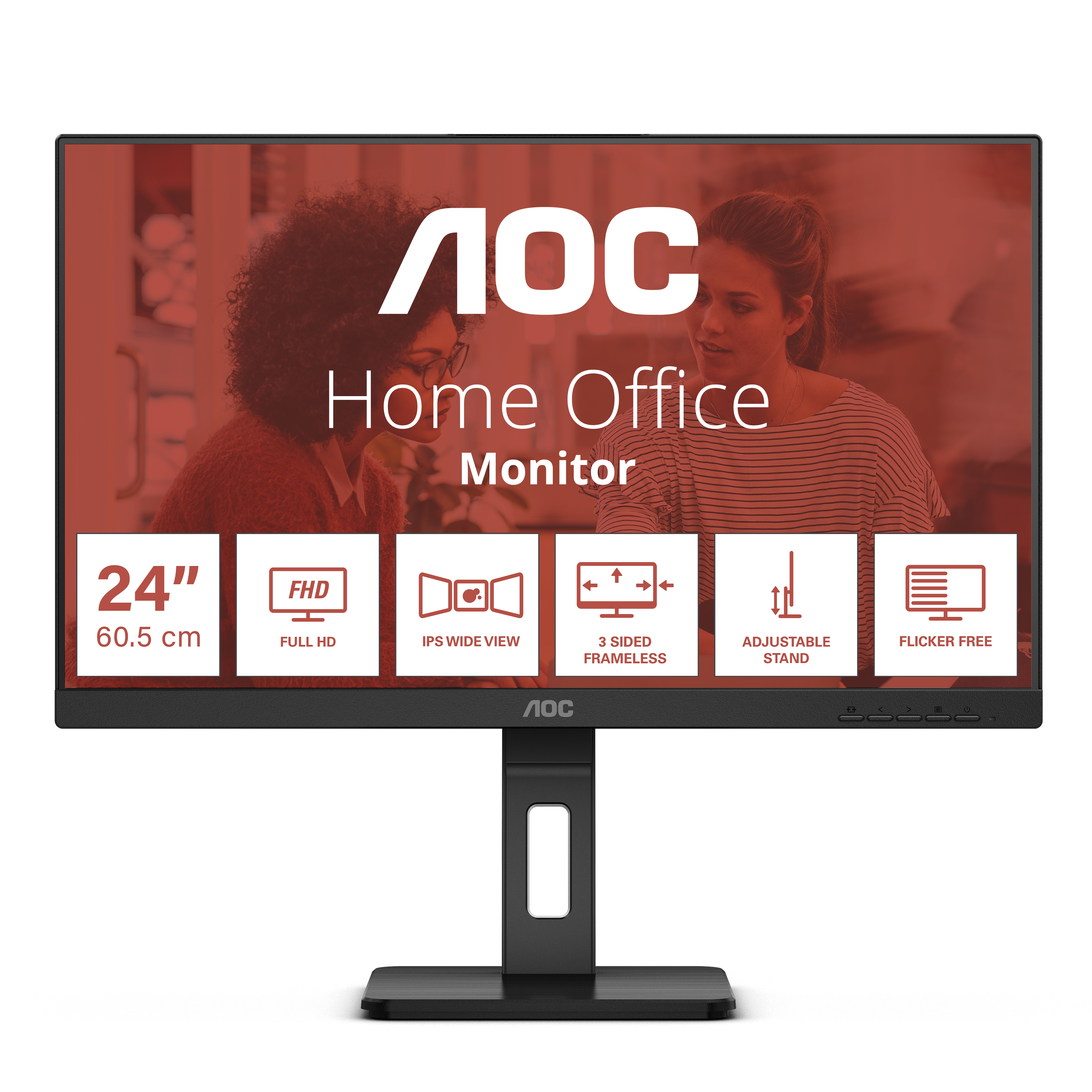 AOC 24E3QAF | 24e3qaf | LED-Monitor - 60.5 cm (24
