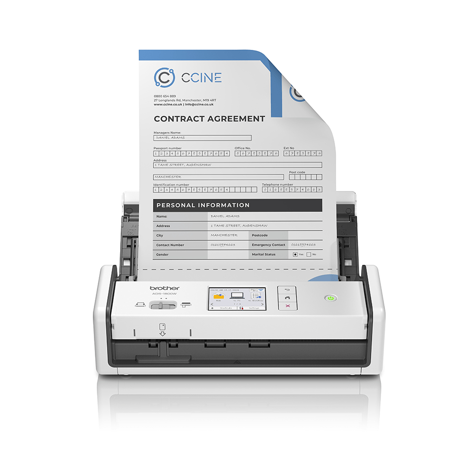 Brother ADS-1800W | ads1800wun1 | Dokumentenscanner - Dual-CIS