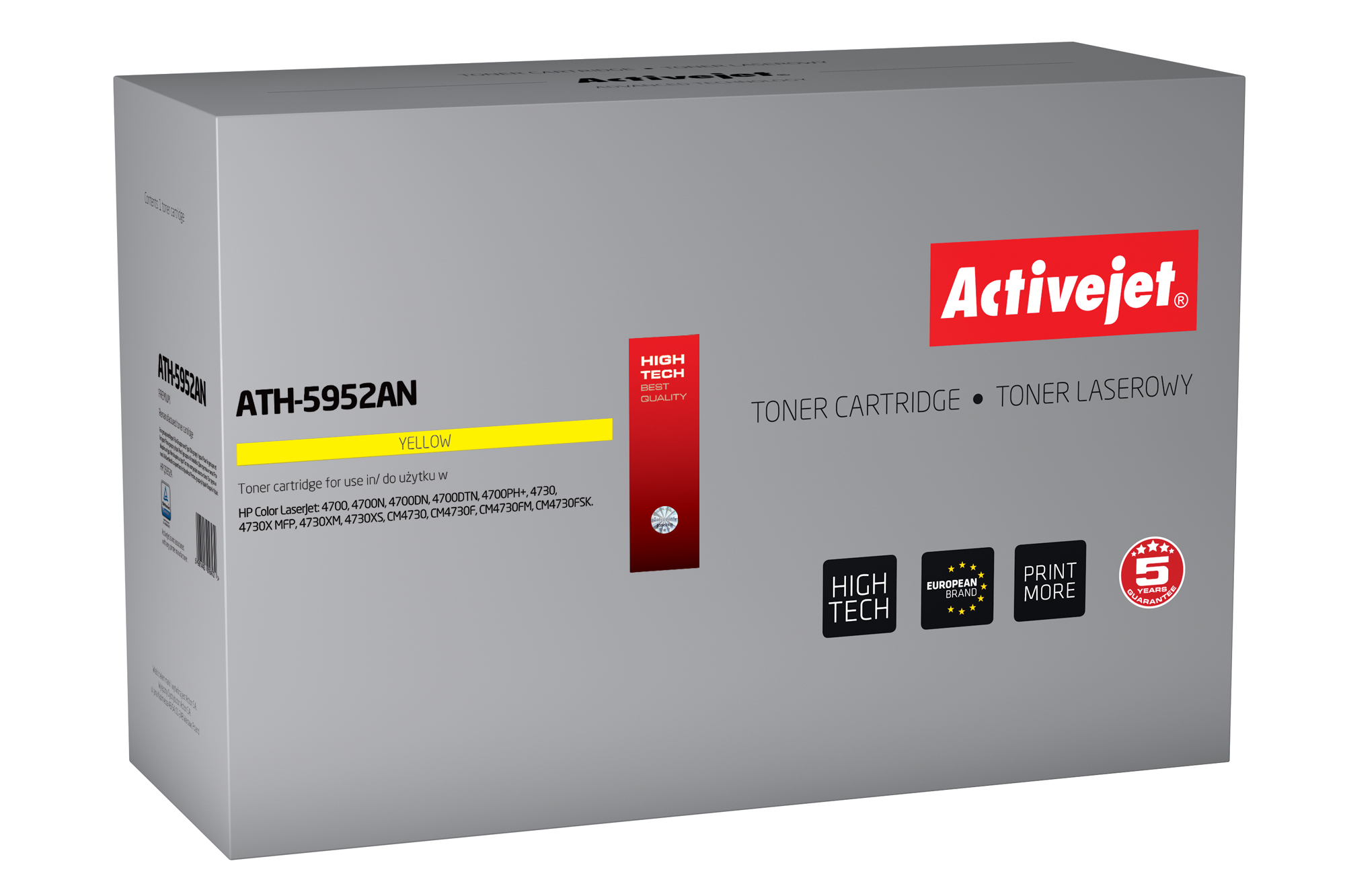 ActiveJet | ath-5952an | Kompatibler Toner zu HP 643A gelb