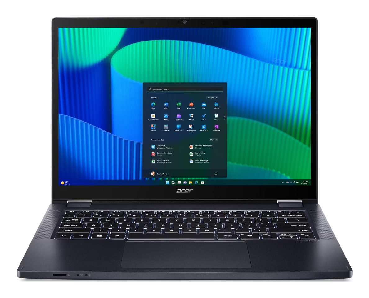Acer TravelMate P4 Spin 14 TMP414RN-54-TCO | nx.b7weg.004 | Flip-Design - Intel Core Ultra 7 155U / 1.7 GHz