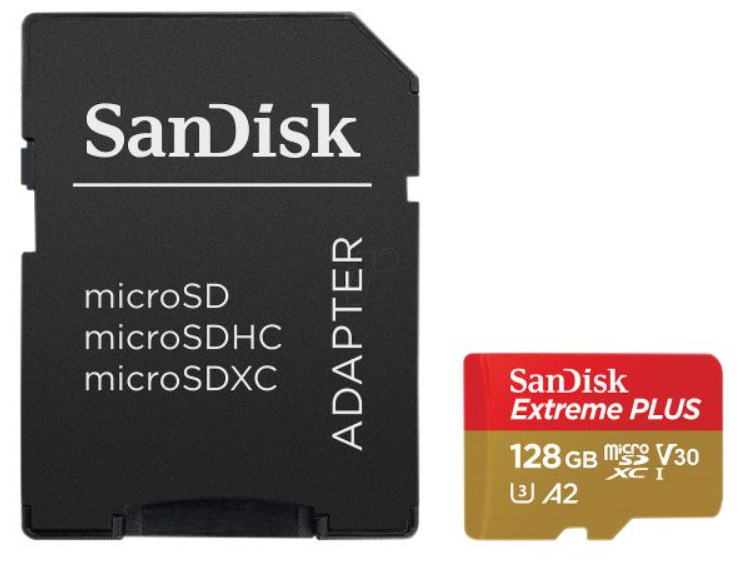 SanDisk Extreme PLUS | sdsqxbd-128g-gn6ma | Flash-Speicherkarte (microSDXC-an-SD-Adapter inbegriffen)