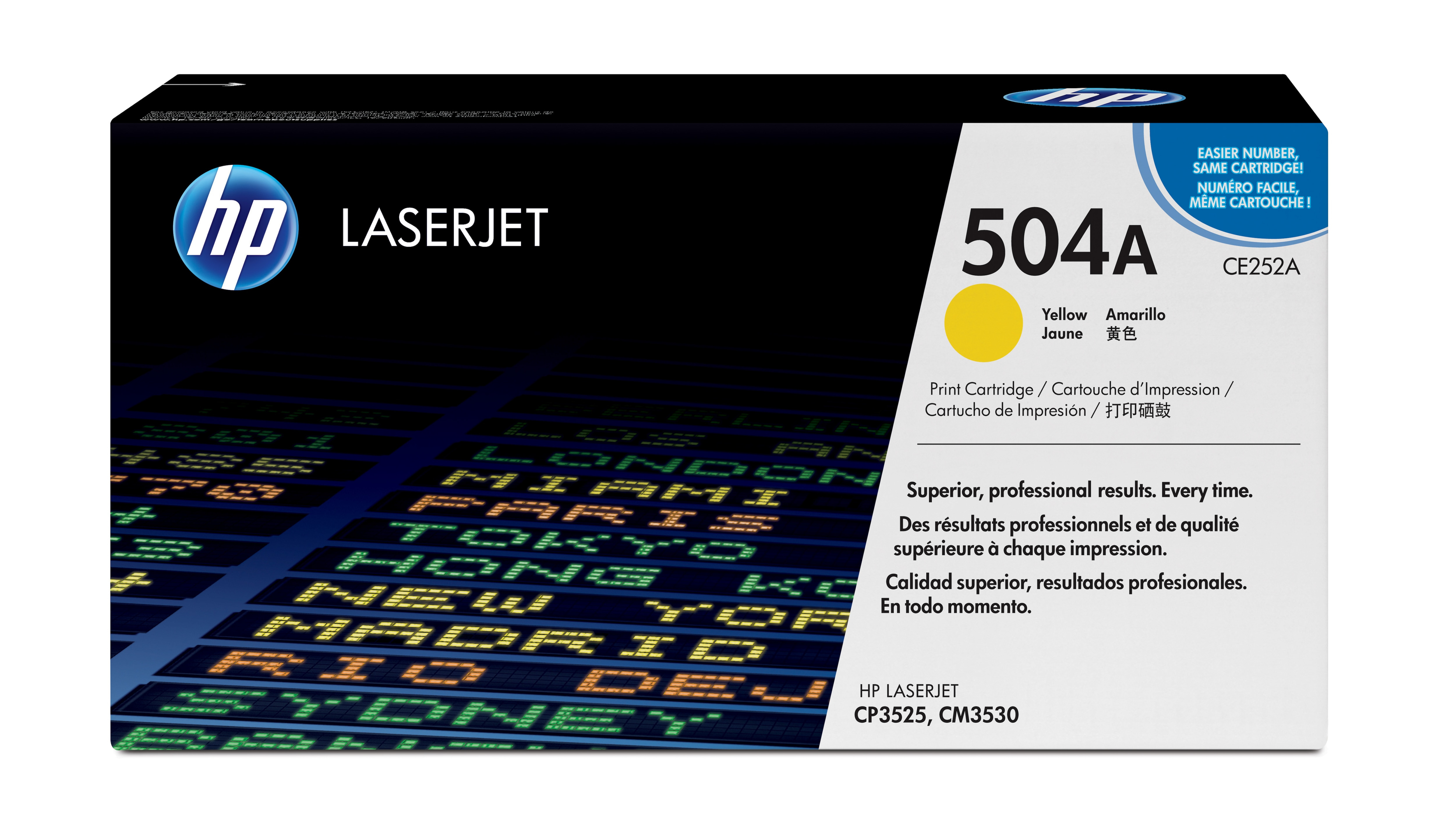 HP Toner 504A gelb | ce252a |