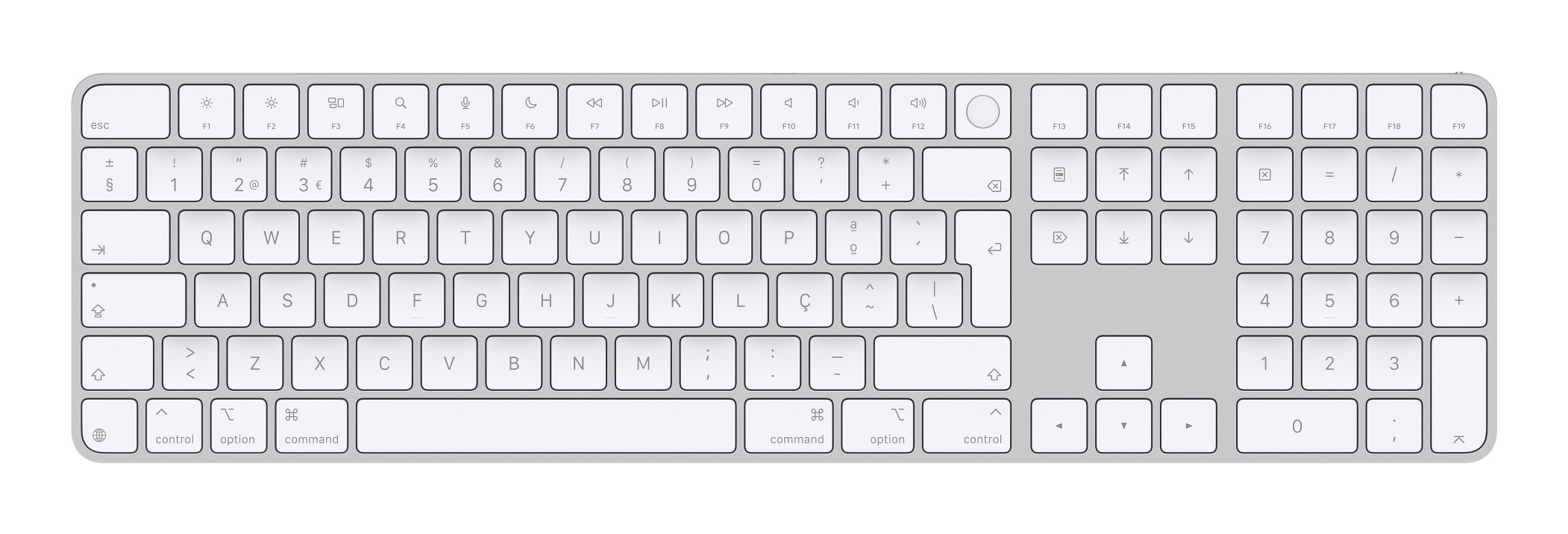 Apple Magic Keyboard with Touch ID and Numeric | mxk73po/a |