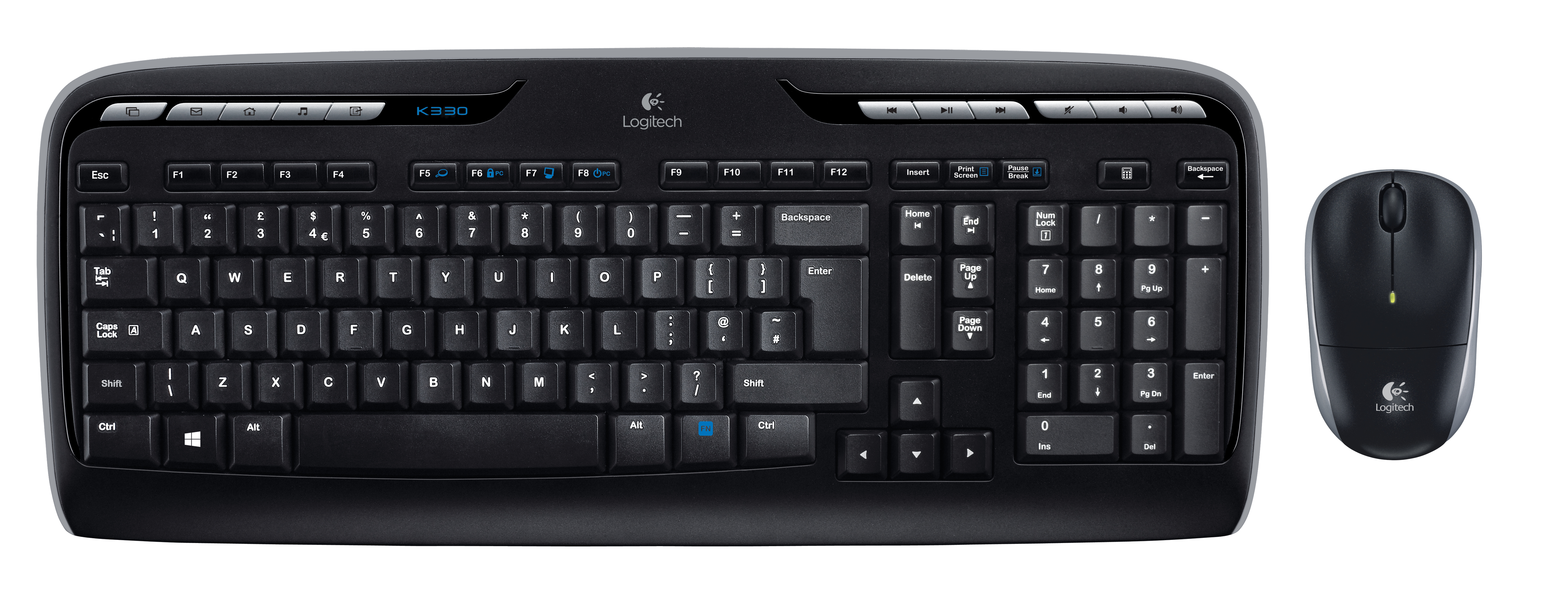 Logitech Wireless Combo MK330 | 920-003989 | Tastatur-und-Maus-Set