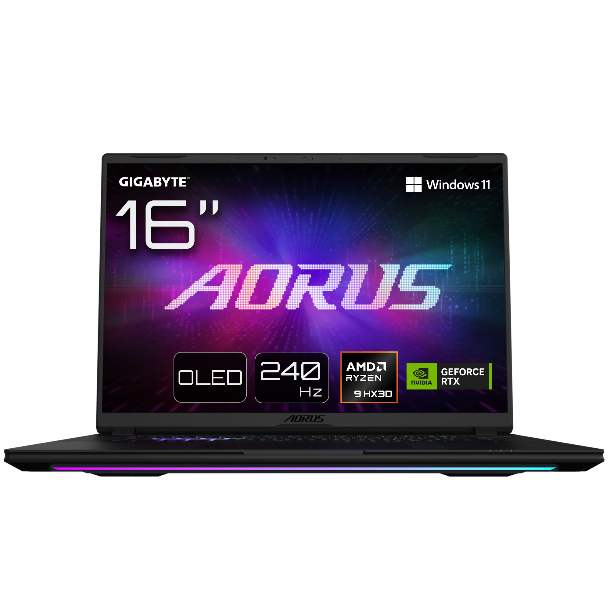 Gigabyte AORUS Master 16 6YJ | aorus master 16 6yjm5dee65sp | 16" WQXGA OLED 240Hz - Ryzen 9 9955HX3D
