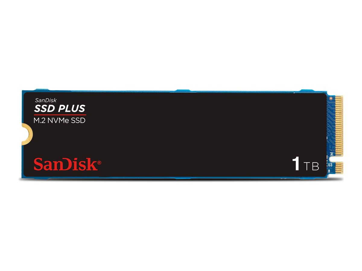 SanDisk SSD PLUS - SSD - 1 TB - intern - M.2 2280 - PCIe 3.0 (NVMe) Image