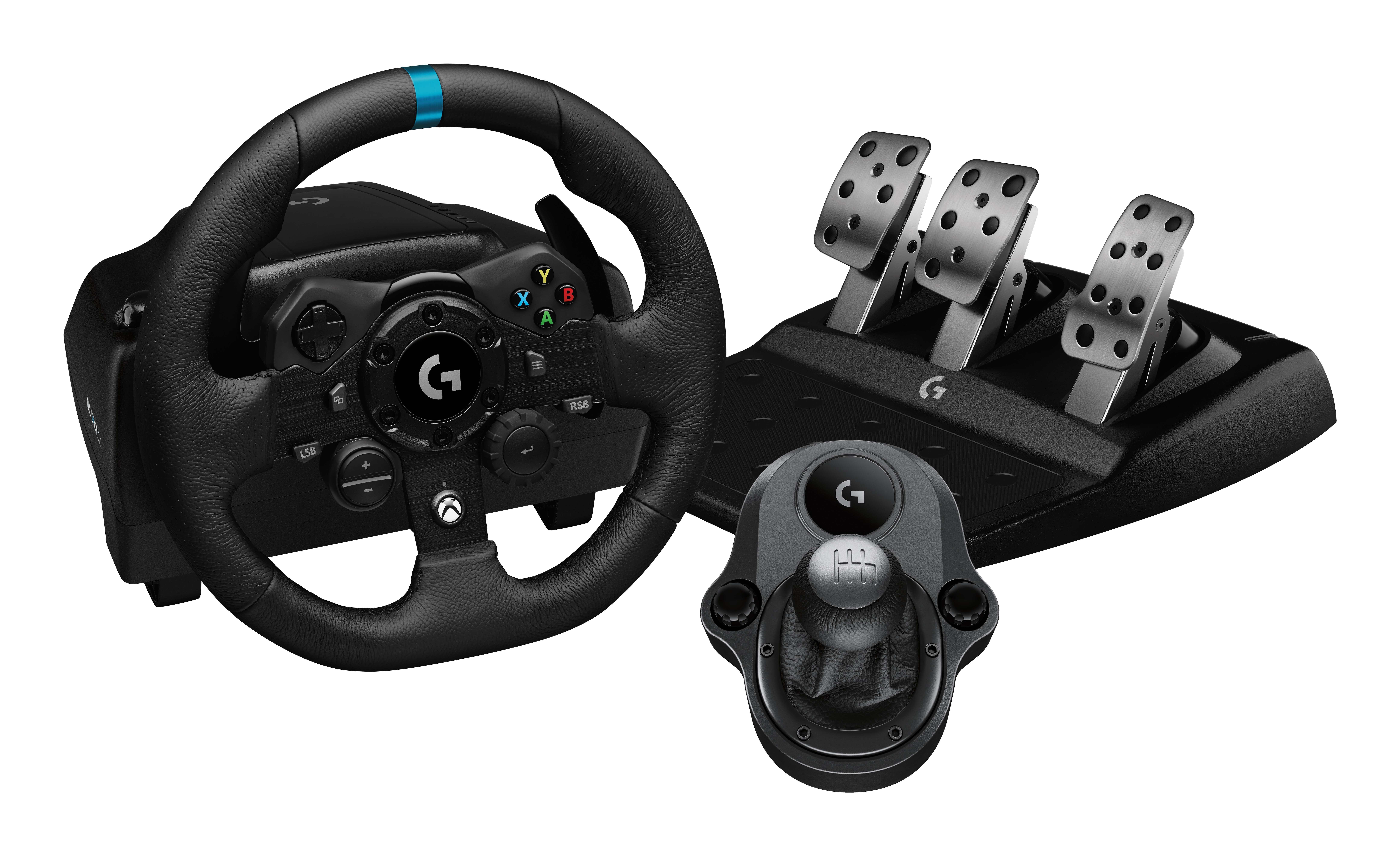 Logitech G G923 | 991-000532 | Lenkrad- - Pedale- und Schaltknüppel-Set