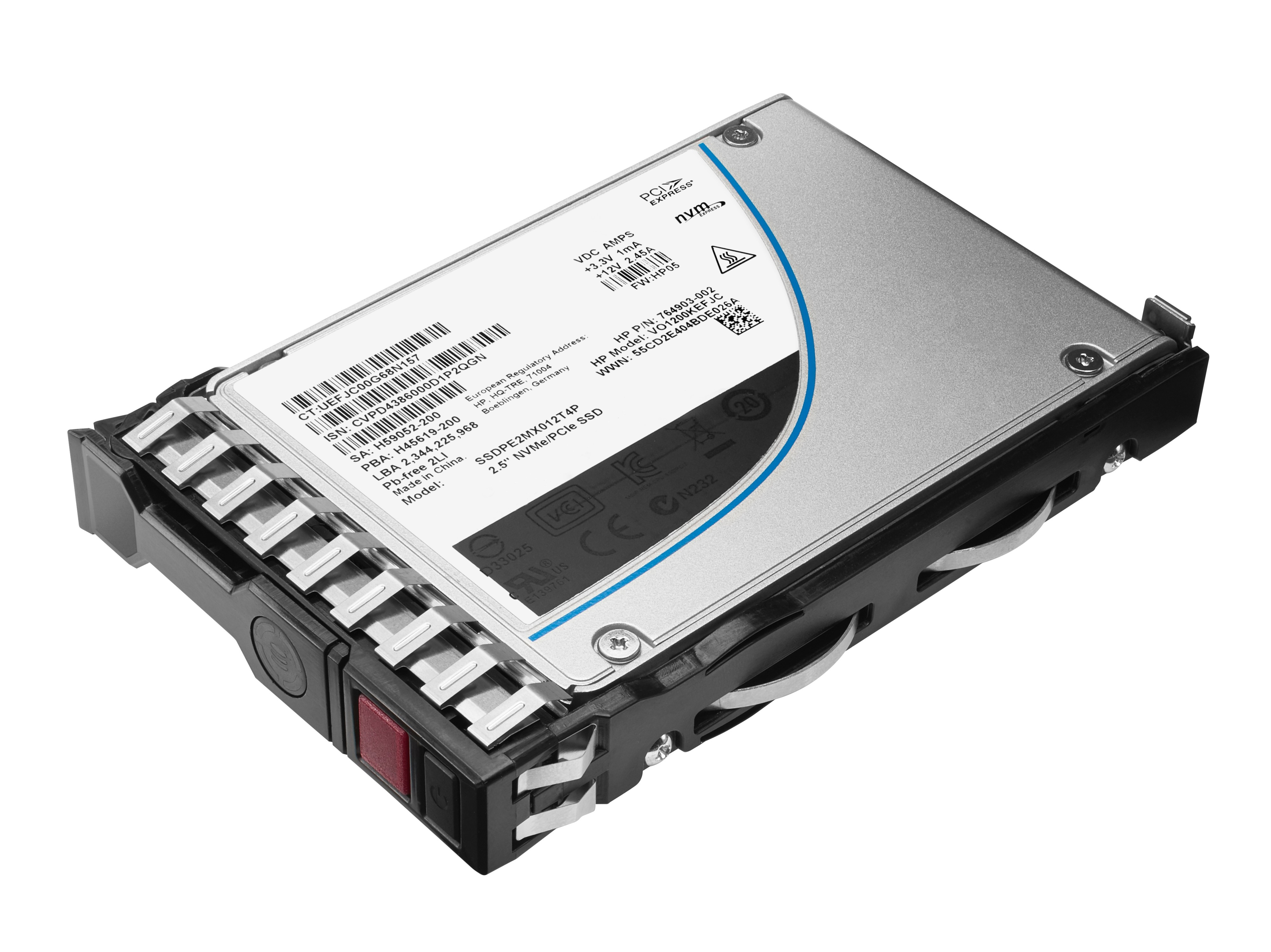 HPE 6.4TB NVMe Gen5 High Performance Mixed Use E3.S EC1 PM1755 SSD | p78787-b21 | 6,4 TB - E3.S