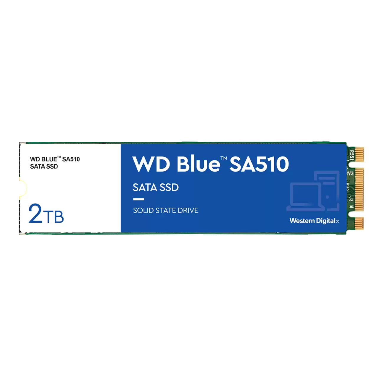 WD Blue SA510 SSD 2TB M.2 2280 SATA Internes Solid-State-Module