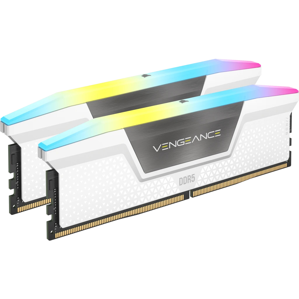 Corsair Vengeance UDIMM 32GB Kit (CMH32GX5M2E6000C36W) | cmh32gx5m2e6000c36w | RGB - weiß