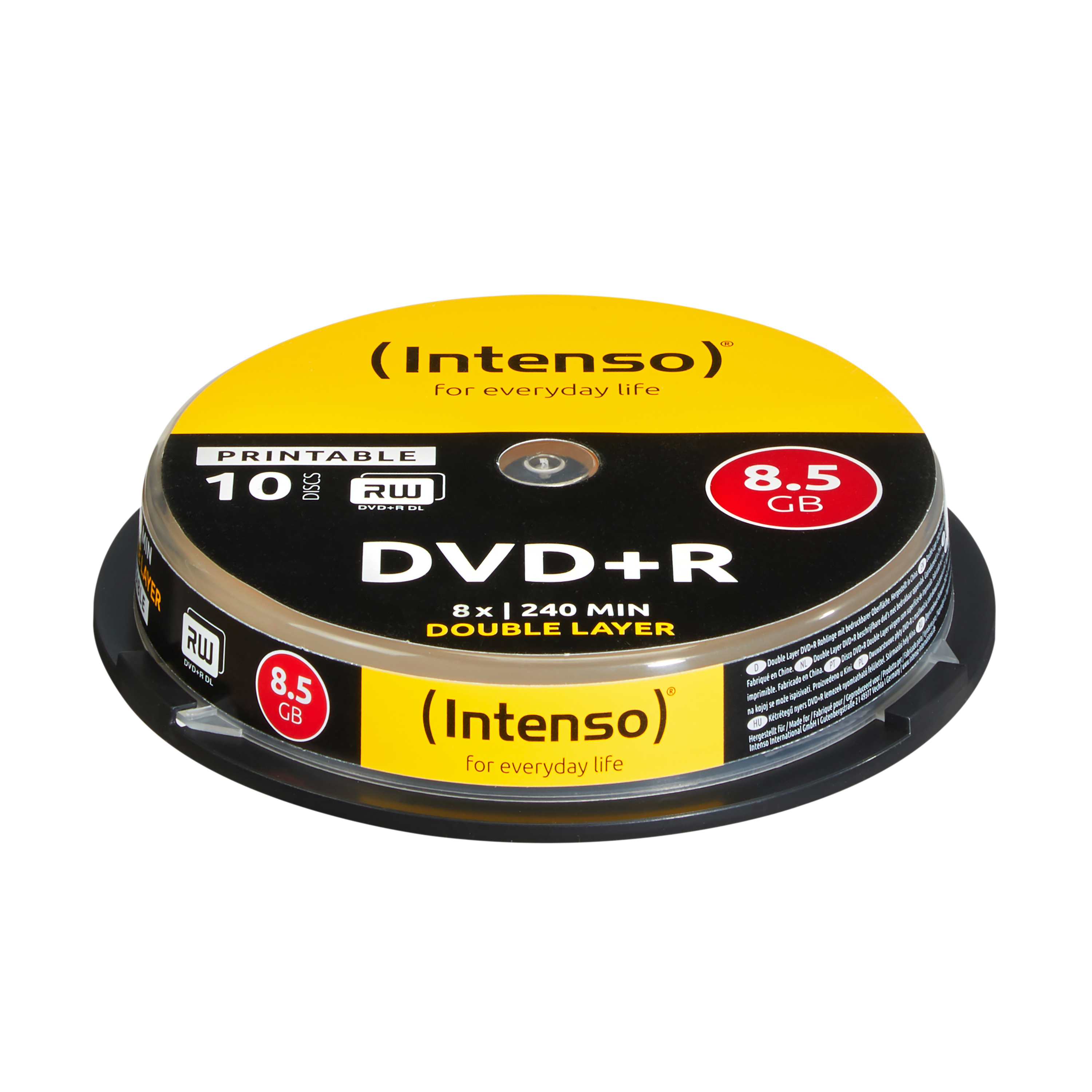 Intenso 10 x DVD+R DL | 4381142 | 8.5 GB (240 Min.) 8x