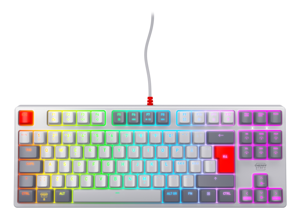 Cherry XTRFY K4V2 | cx-k4v2-rgb-tkl-retro-r-nor | Retro Edition - Tastatur