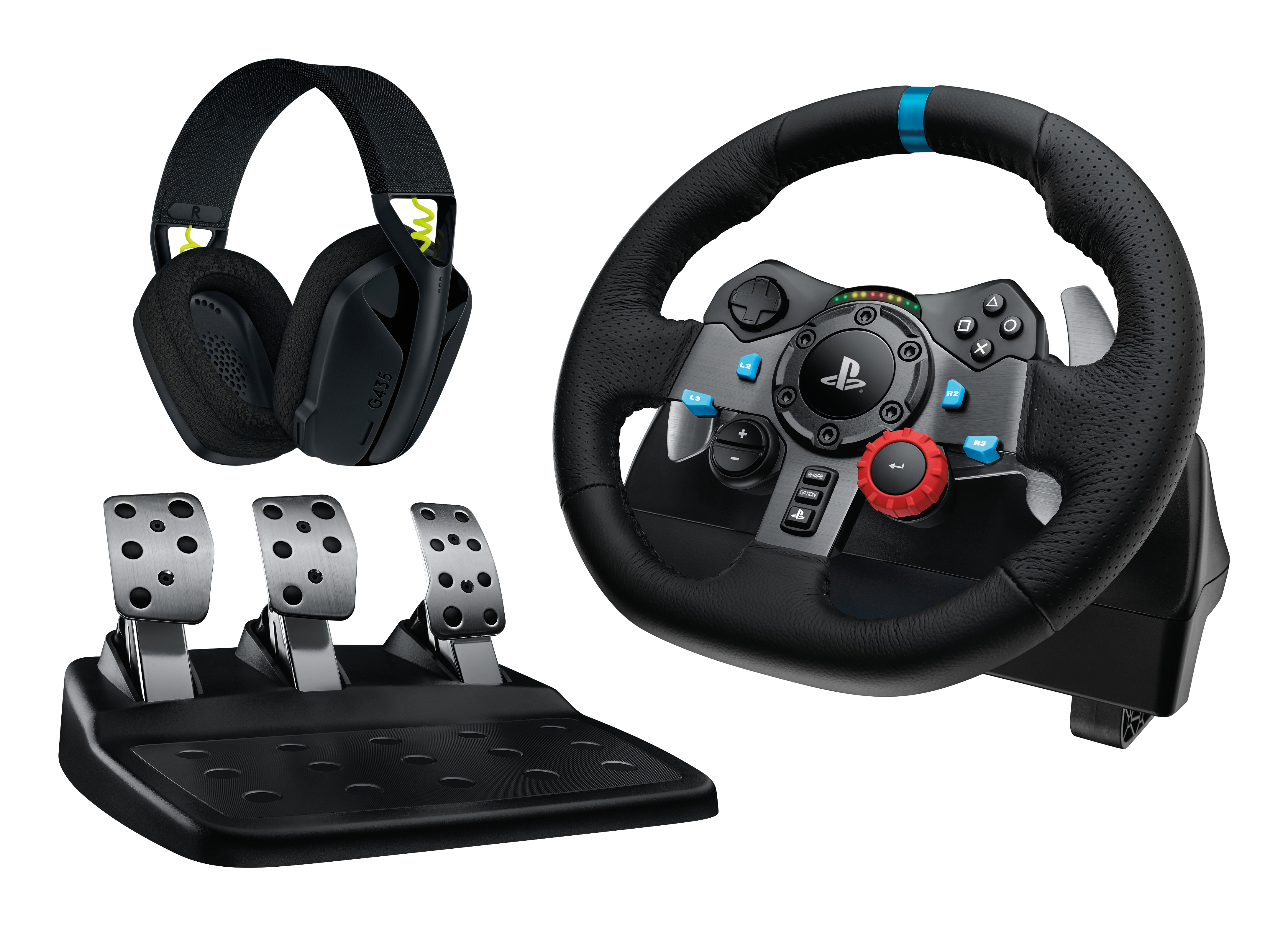 Logitech G G29 | 991-000539 | Lenkrad- und Pedale-Set - kabelgebunden