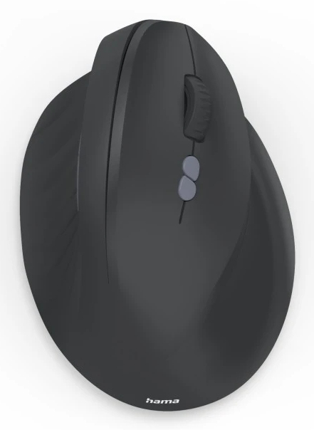 Hama EWM-500R Maus Kabellos Optisch Schwarz 7 Tasten 1800 dpi Ergonomisch