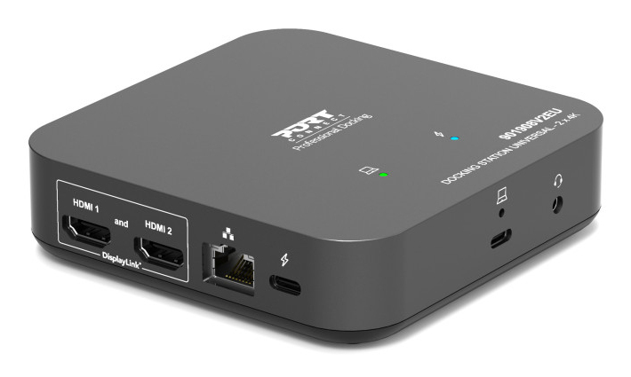 PORT Designs PORT Connect USB-C Dockingstation für den Schreibtisch 2×4K 10 Geräte 85W | 901908v2eu | USB Typ-C - U