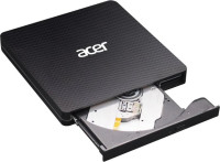 Externes USB-DVD-Laufwerk / -Brenner schwarz, USB-A/USB-C 3.0