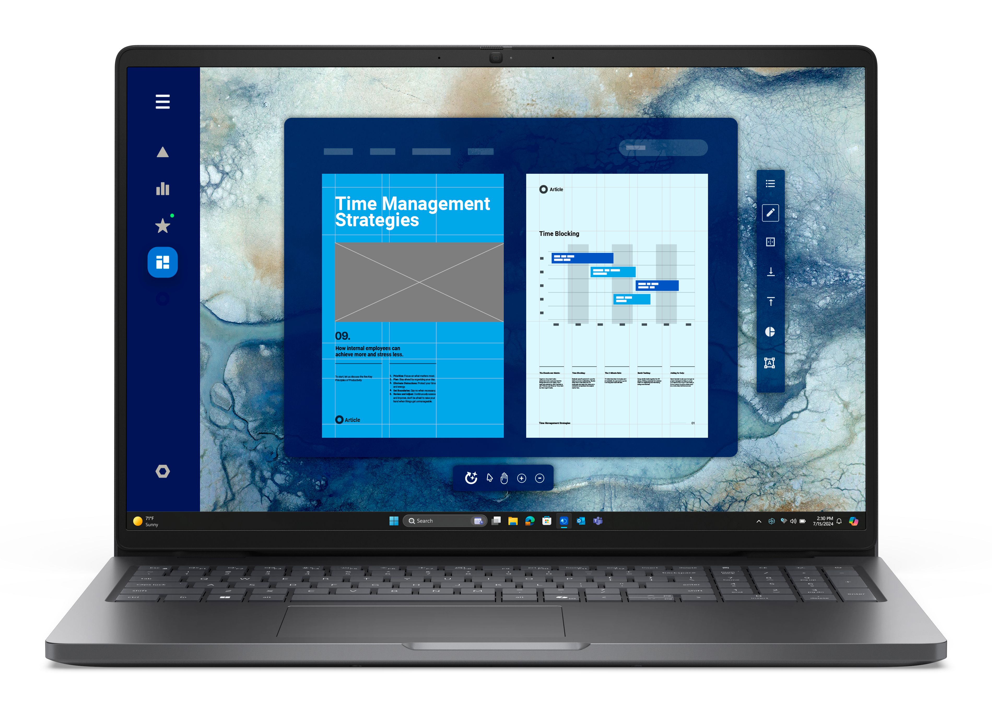 Dell Pro 16 PC16250, 16" FHD+, Core Ultra 5 225U, 16GB RAM, 512GB SSD, Win11 Pro, ohne Netzteil Image