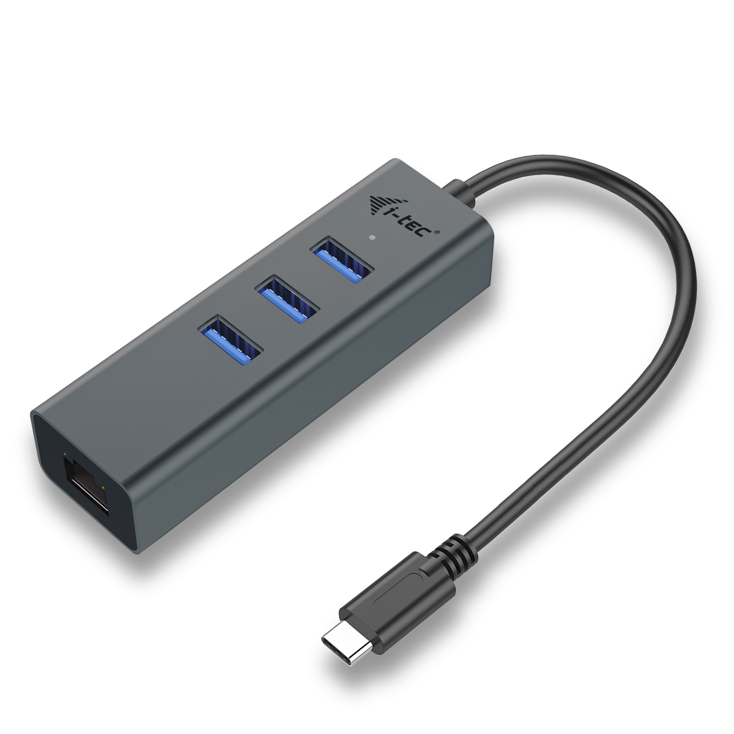 i-tec USB-Hub | c31metalg3hub | RJ-45 - USB-C 3.0 [Stecker]
